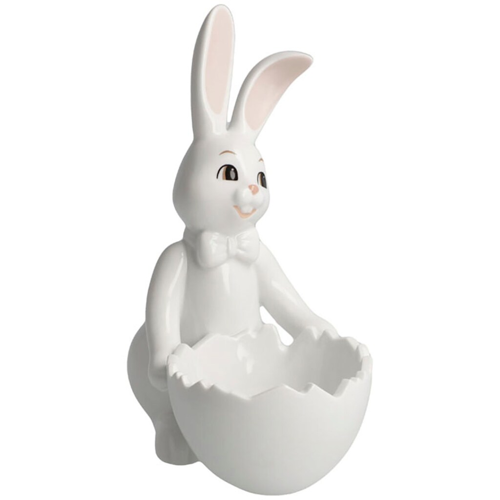 Goebel Osterhase »Figur Hase mit Schale Snow White - Sweet Boy«