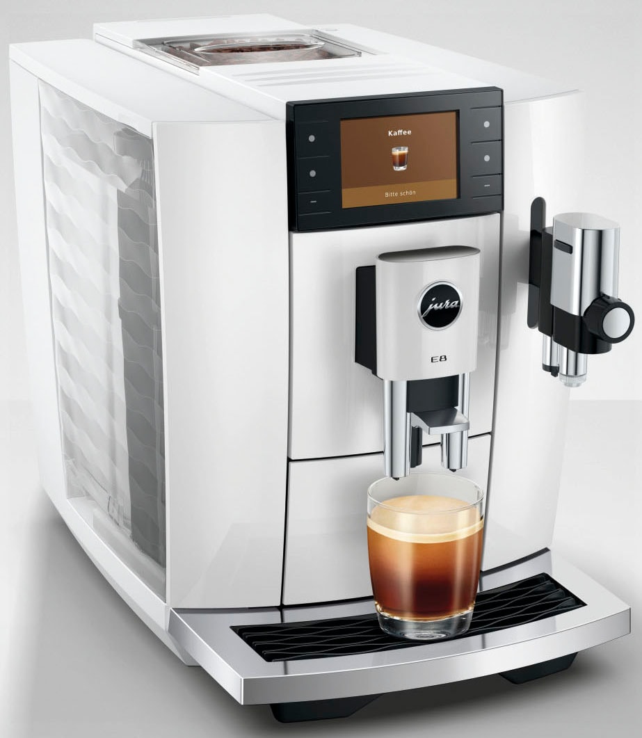 JURA Kaffeevollautomat »15747 E8 Piano White (ED)«