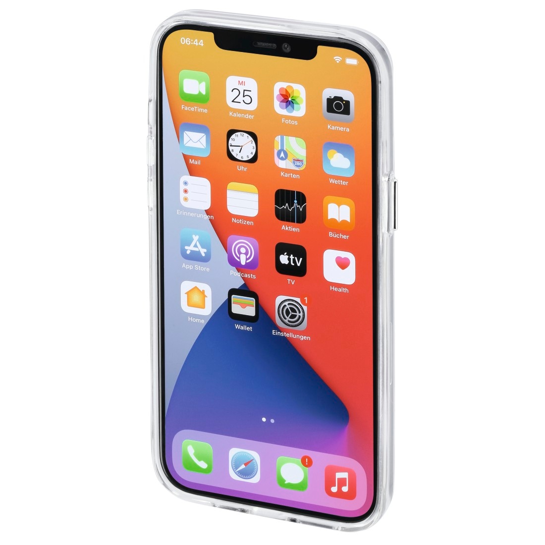 Hama Smartphone-Hülle »Cover für Apple iPhone 12 Pro Max mit Magnetring, Transparent«, iPhone 12 Pro Max
