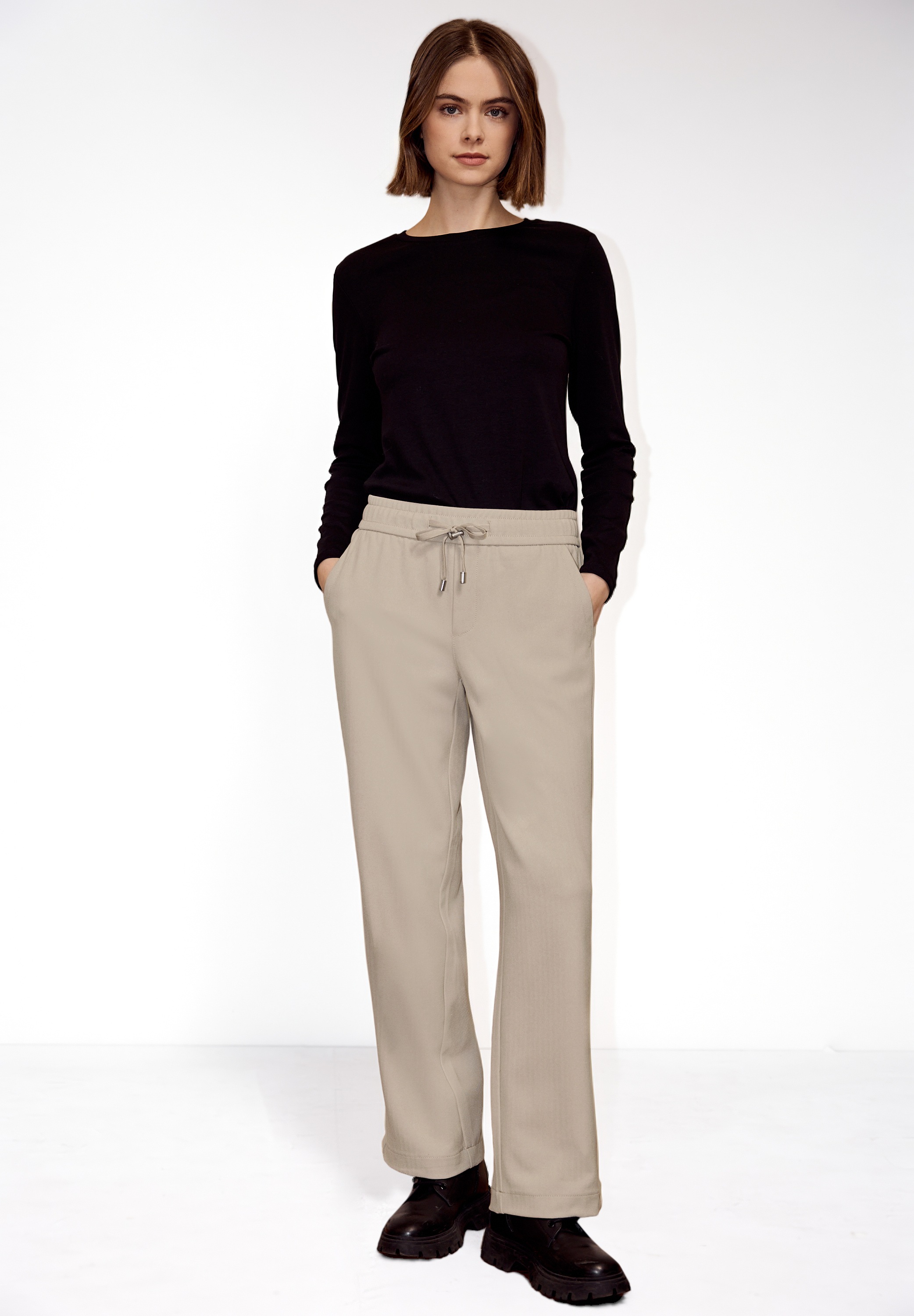 STREET ONE STUDIO Comfort-fit-Jeans Middle Waist