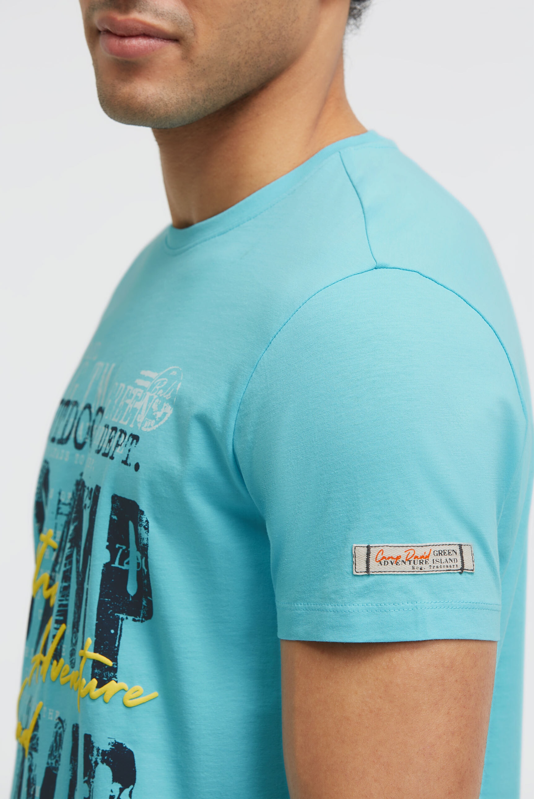 CAMP DAVID Rundhalsshirt mit Necktape