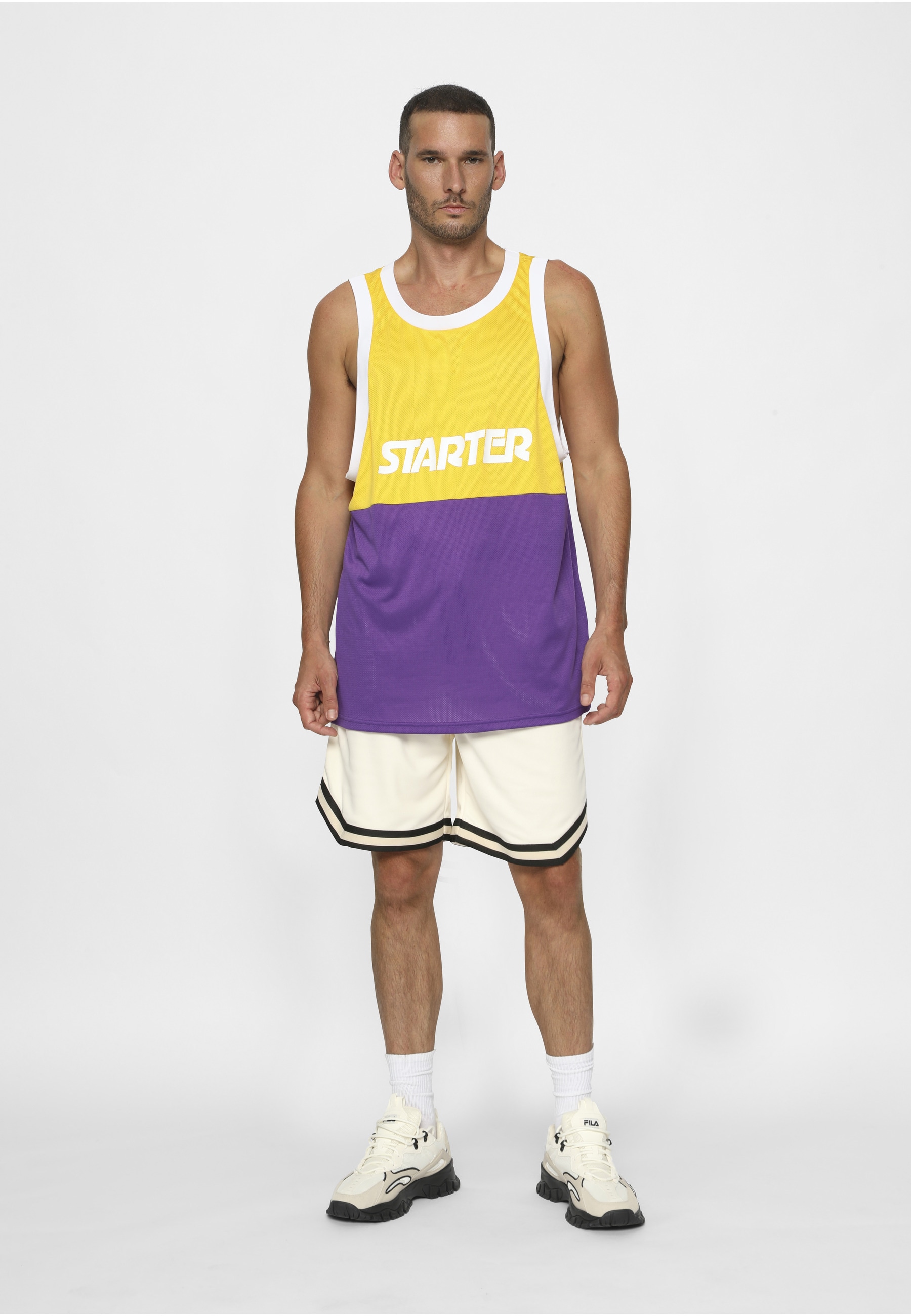 Starter Black Label Tanktop »Starter Black Label Herren Starter Split Mesh Tank Top« 1 Stk.