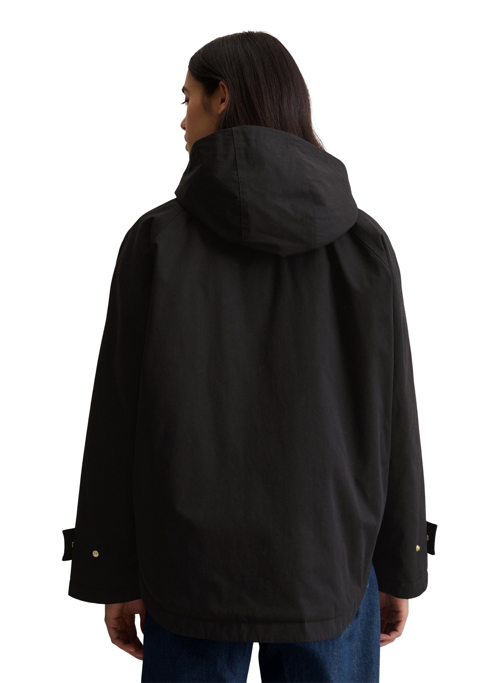 Marc O'Polo DENIM Kurzmantel »aus Waxed-ORganic-Cotton-Nylon-Mix«