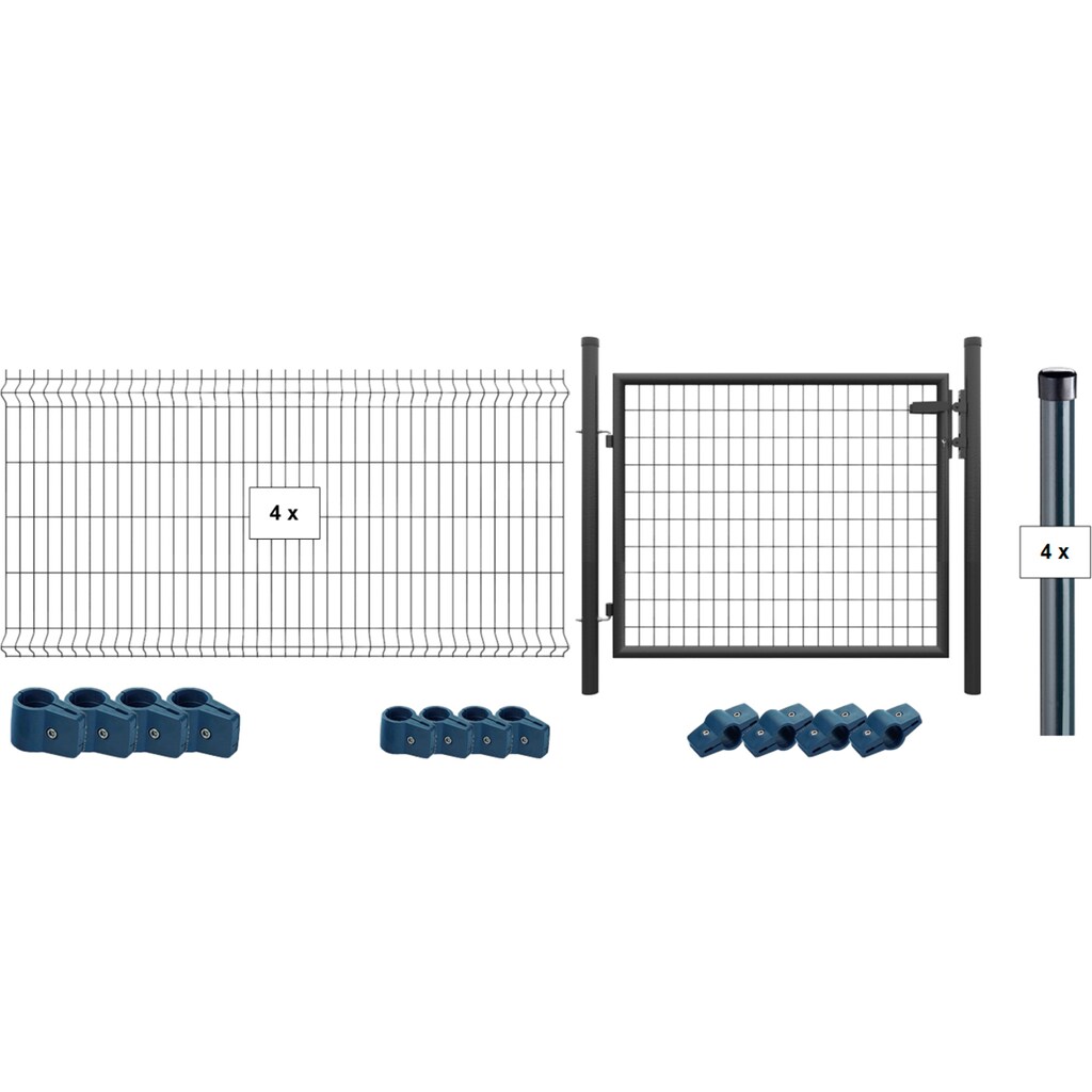 Tetzner & Jentzsch Einstabmattenzaun »Stratton 1«