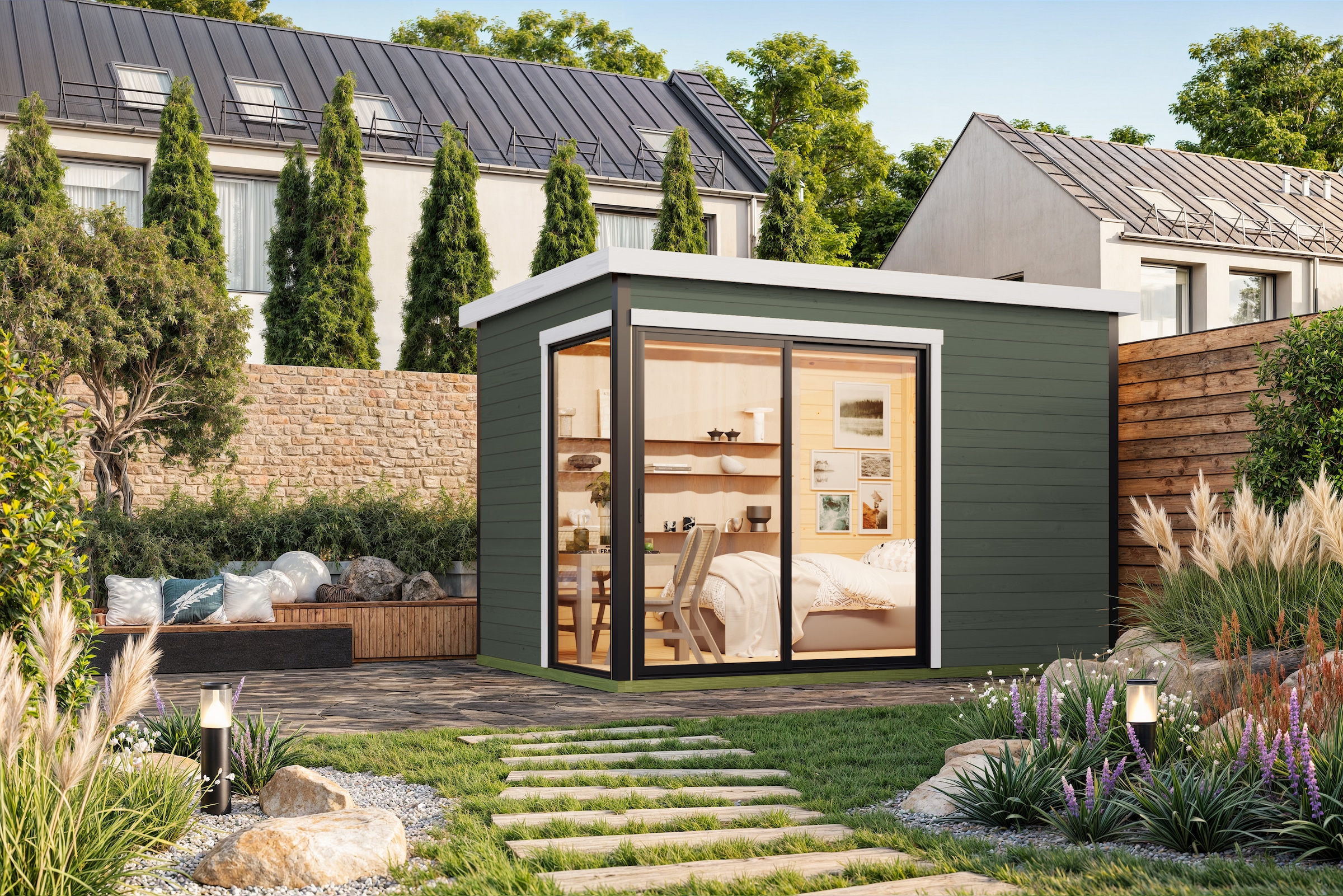 Nordic Holz Gartenhaus "AUSTIN 2" günstig online kaufen