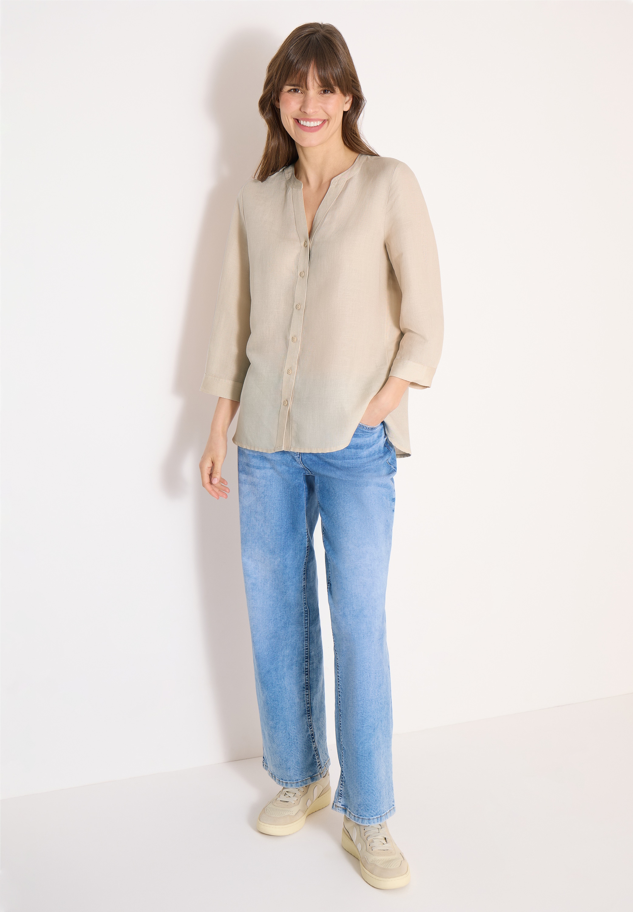 Cecil Longbluse mit 3/4 Ärmeln