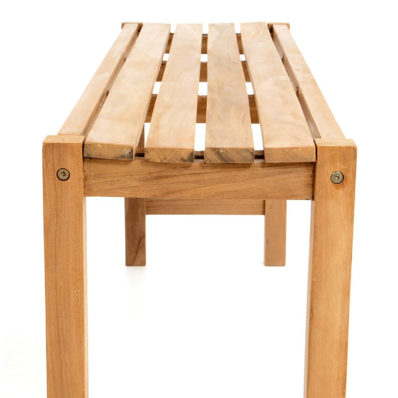 VCM Garten-Essgruppe »3-tlg. Sitzgruppe Garten Tisch Bank Holz Teak«
