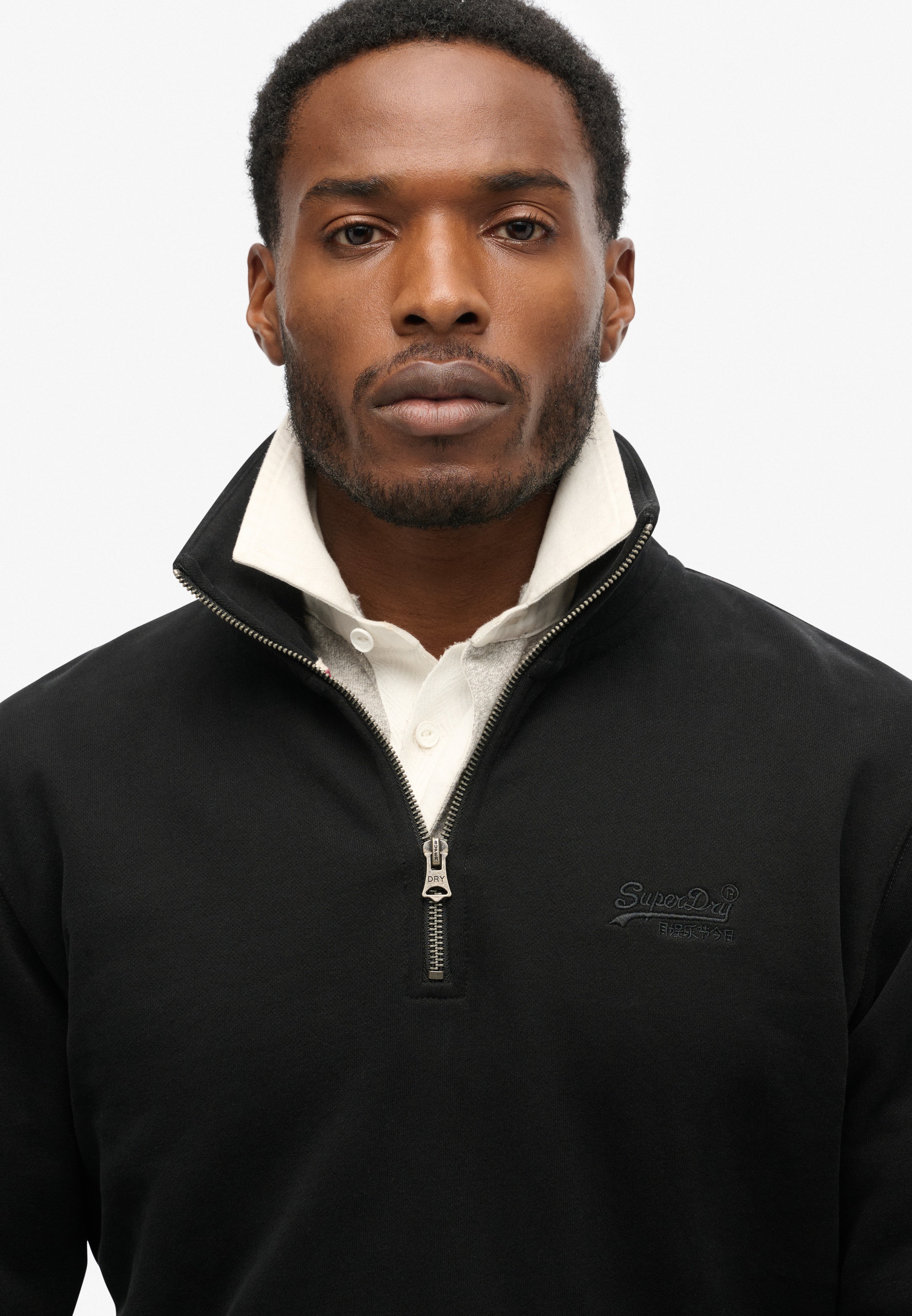 Superdry Sweatshirt "ESSENTIAL LOGO HENLEY" günstig online kaufen