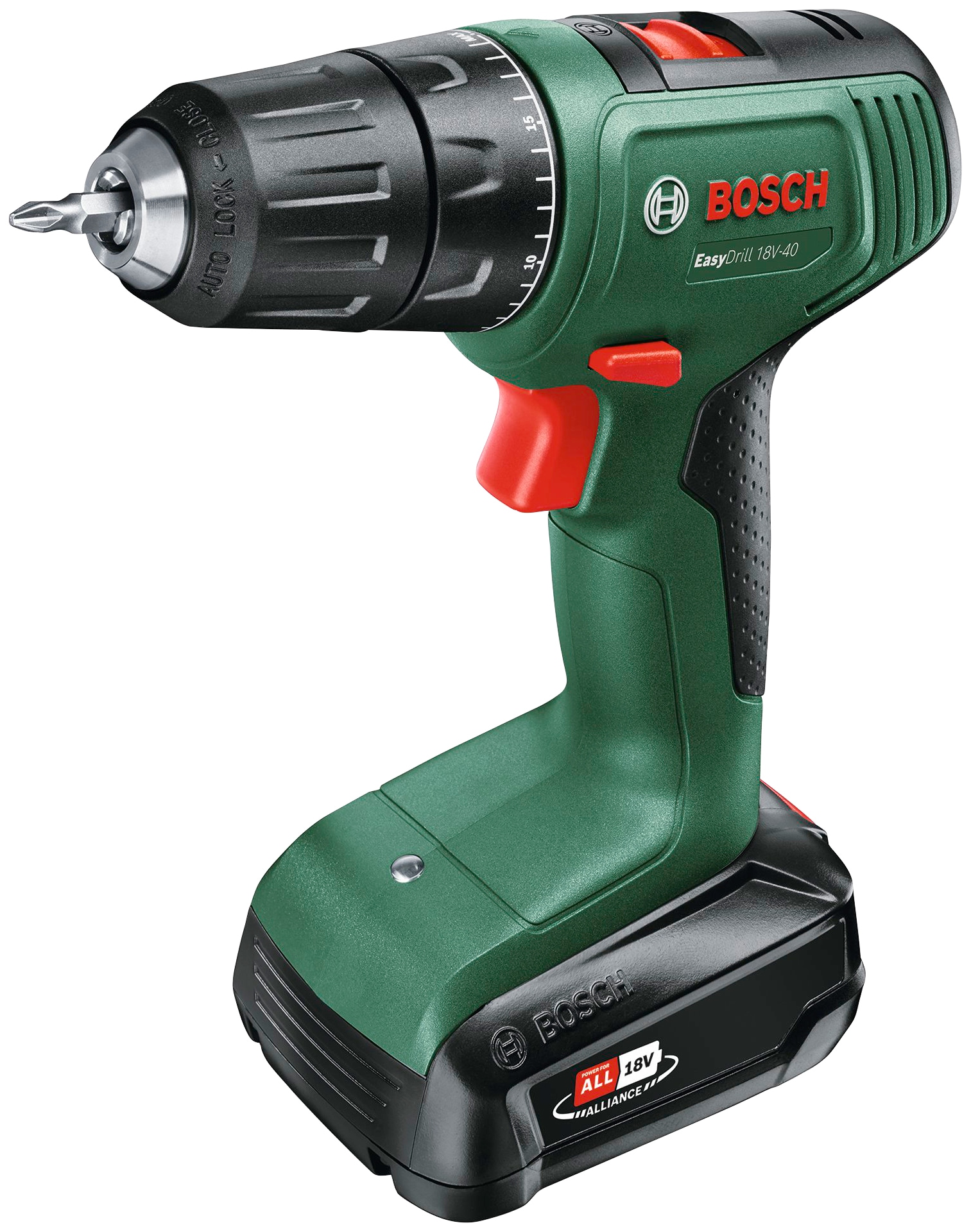 Bosch Home & Garden Akku-Bohrschrauber »EasyDrill 18V-40«, Inkl. Koffer, mit Akku 18V/2Ah und Ladegerät