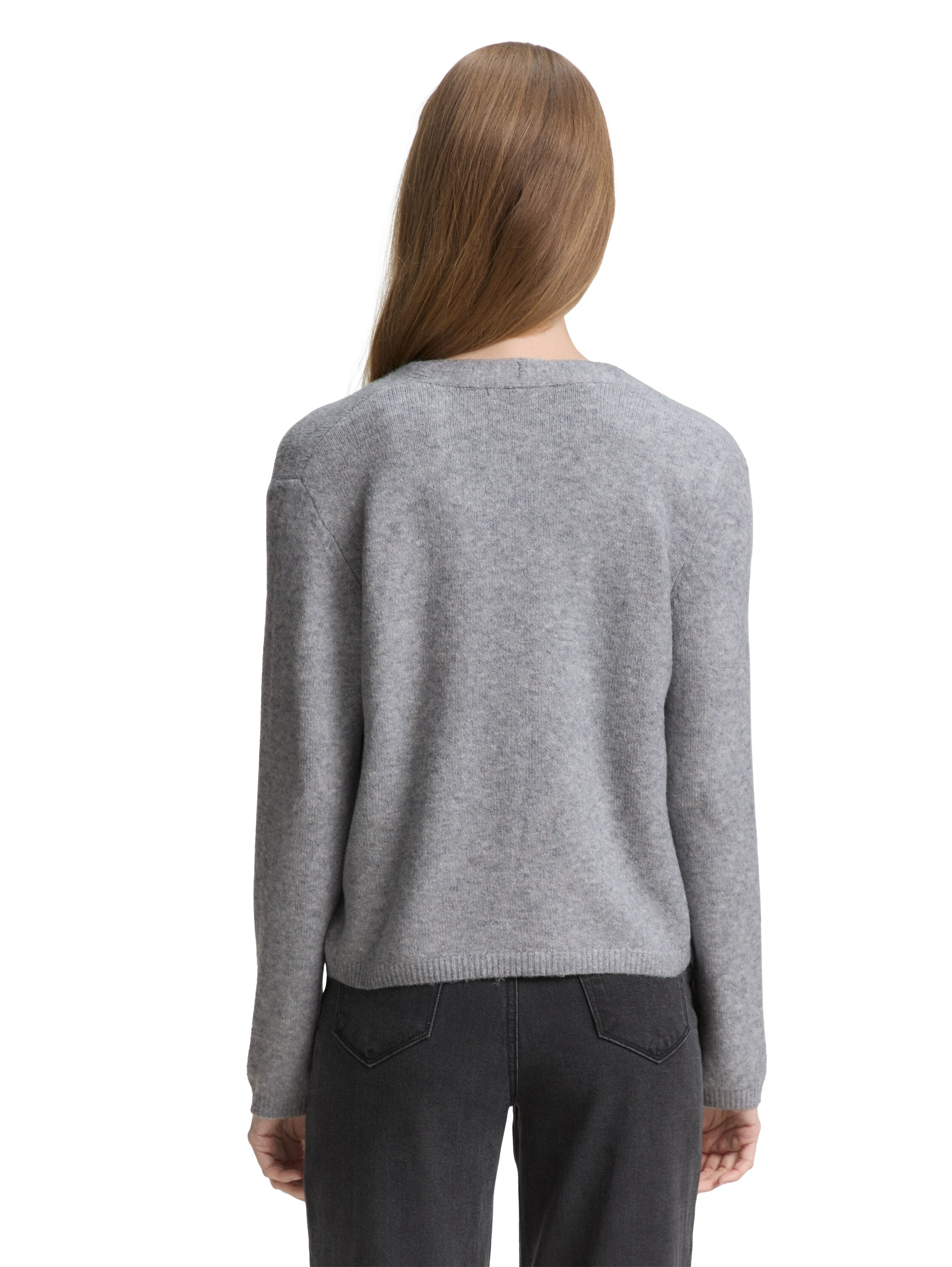 TOM TAILOR Denim Cardigan, mit Schleifen