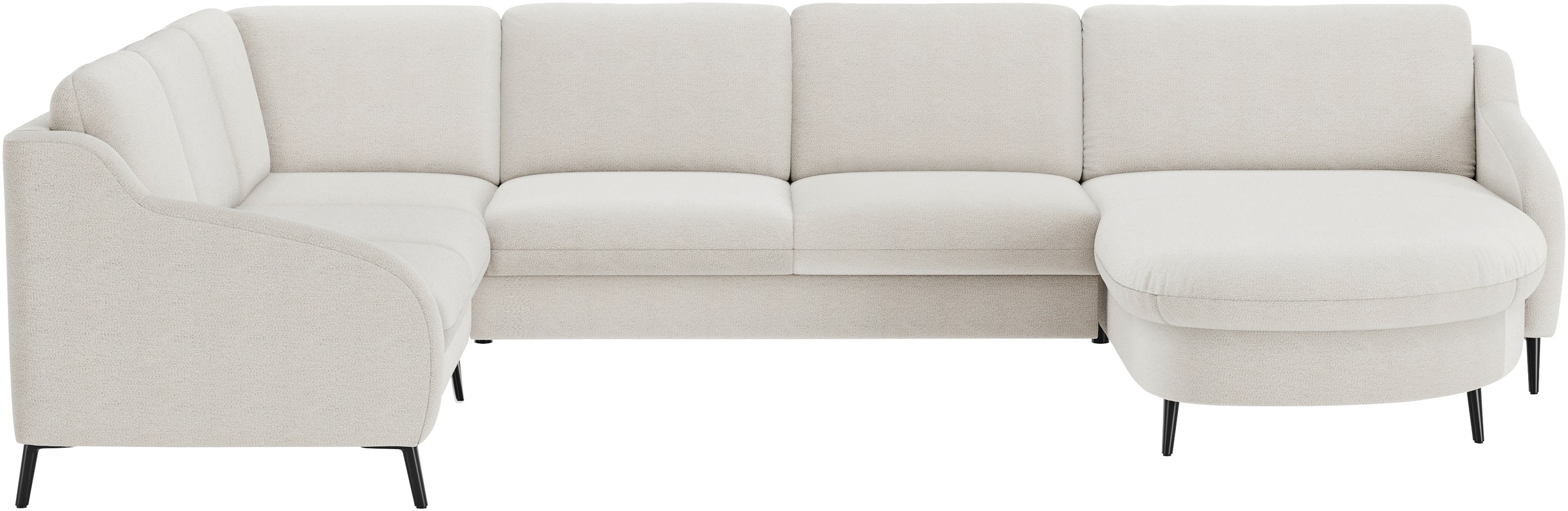 SIT & MORE Soul U-Shape Sectional Sofa White 7
