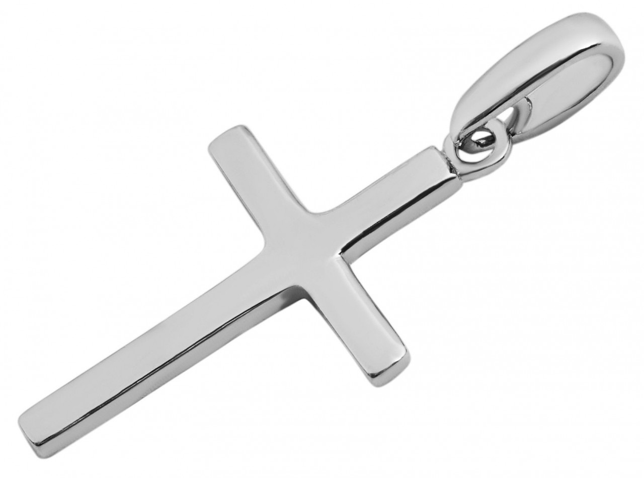 Adelia´s Kettenanhänger »stylischer Kreuz Anhänger aus 925 Sterling Silber«