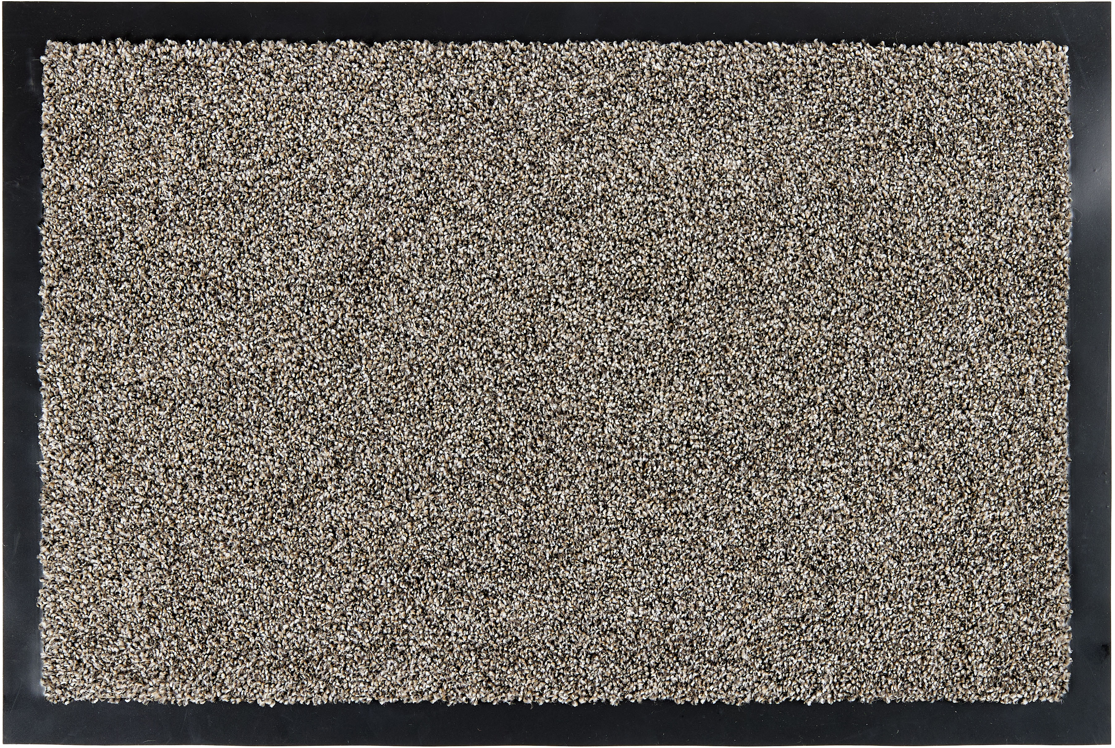 Fußmatte ASTRA, B:90cm H:10mm L:150cm, braun, Kunstfaser, Flur, Teppiche, "Calcite", Türmatte, Sauberlaufmatte, rutschfest, meliert, nimmt Schmutz auf