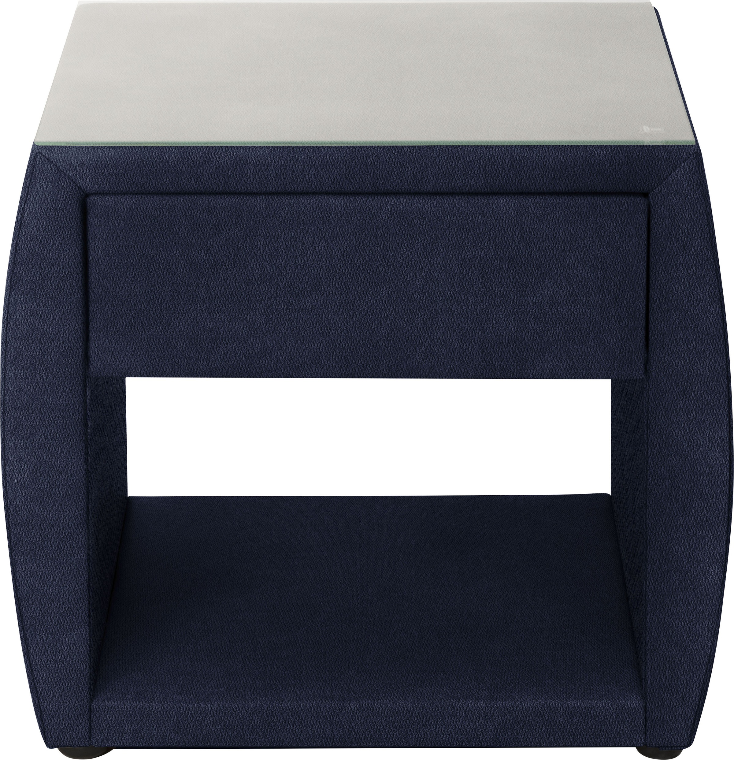 alina Nachttisch "Nadina" mit Glasplatte günstig online kaufen