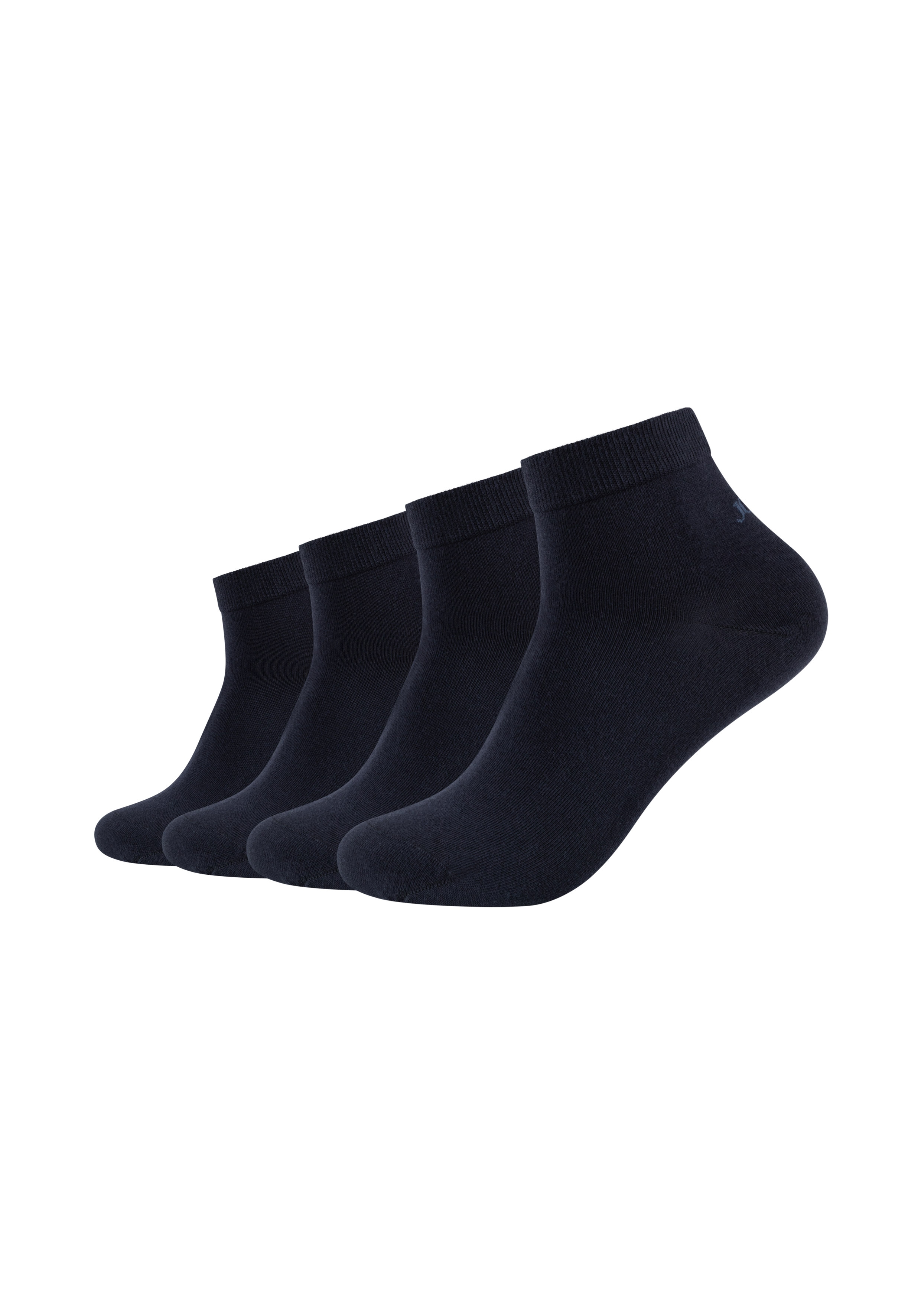 JOOP Socken "premium essentials" 4 Paar tlg. mit Logoschriftzug an der Ferse