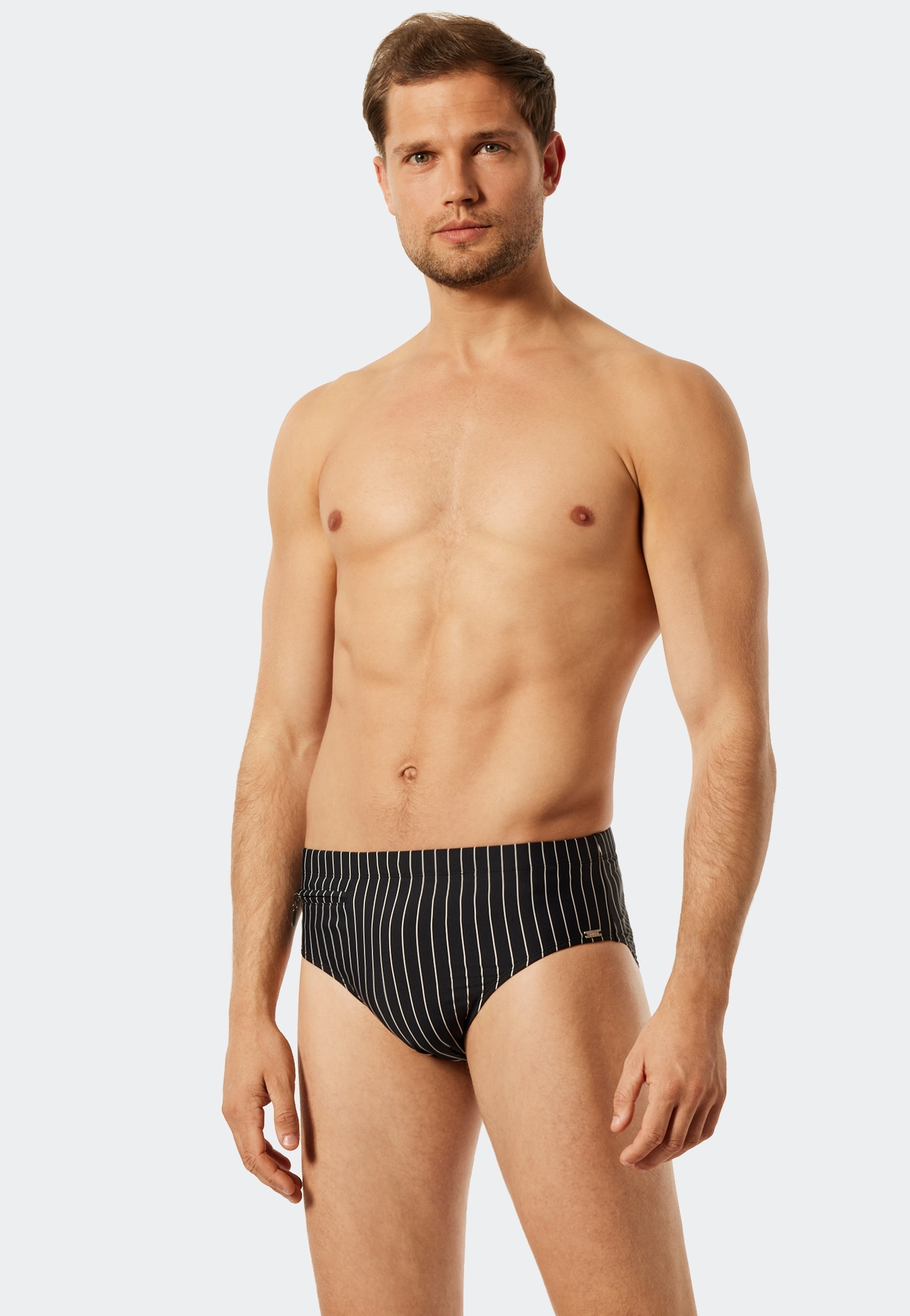 Schiesser Badeslip »"Nautical Casual"«, mit weißen Streifen