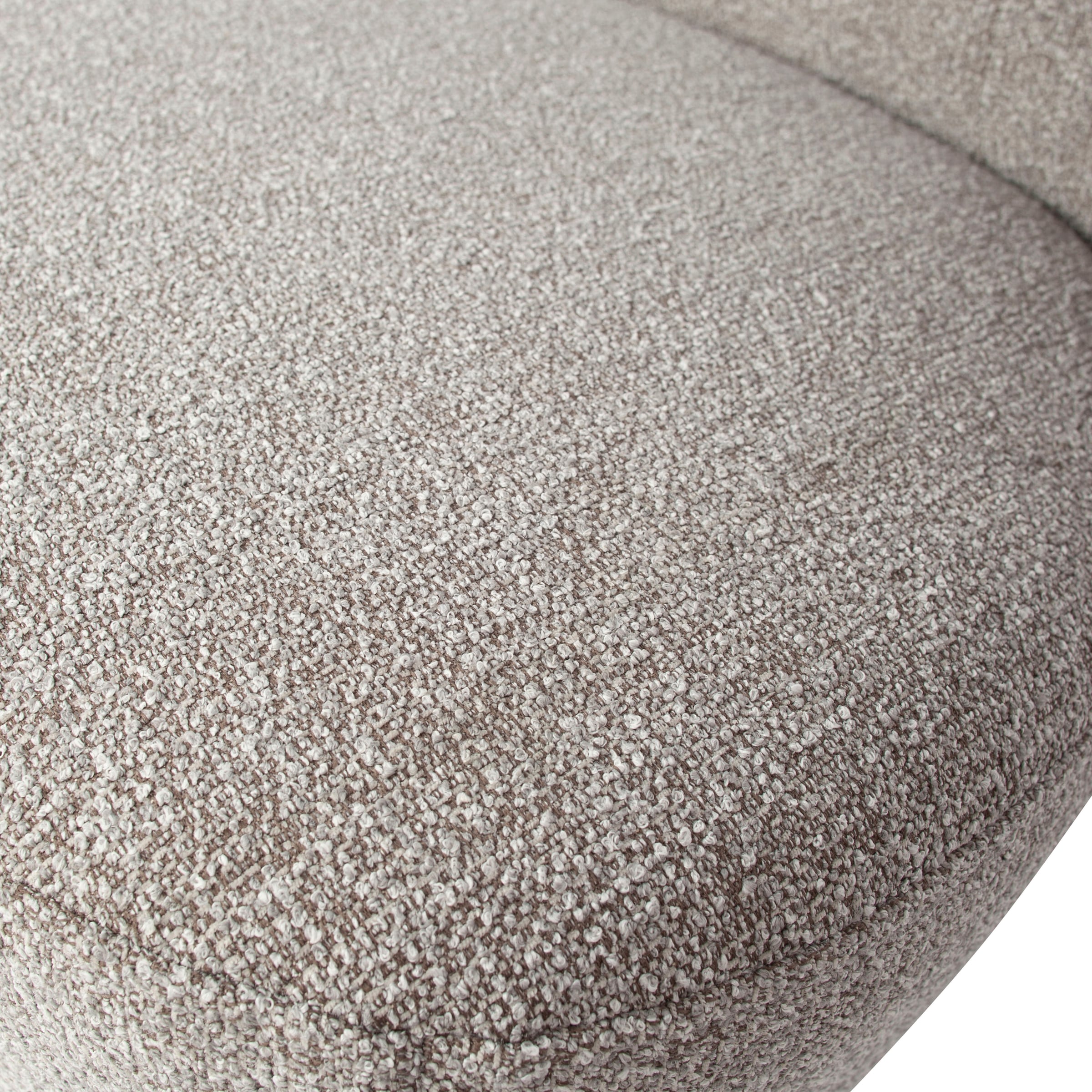 WOOOD Loungesessel »Lofty mit Bouclé-Bezug und Hartholzrahmen B 68 x T 72 x H 75 cm« Hohe Verschleißfestigkeit, Sitzhöhe 42 cm, separates Rückenkissen