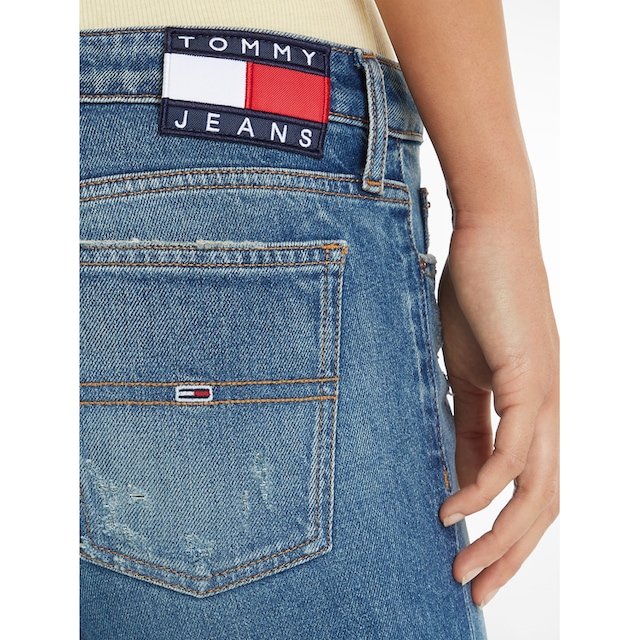 Tommy Jeans Schlagjeans, mit Tommy Jeans Logobadge für kaufen | BAUR