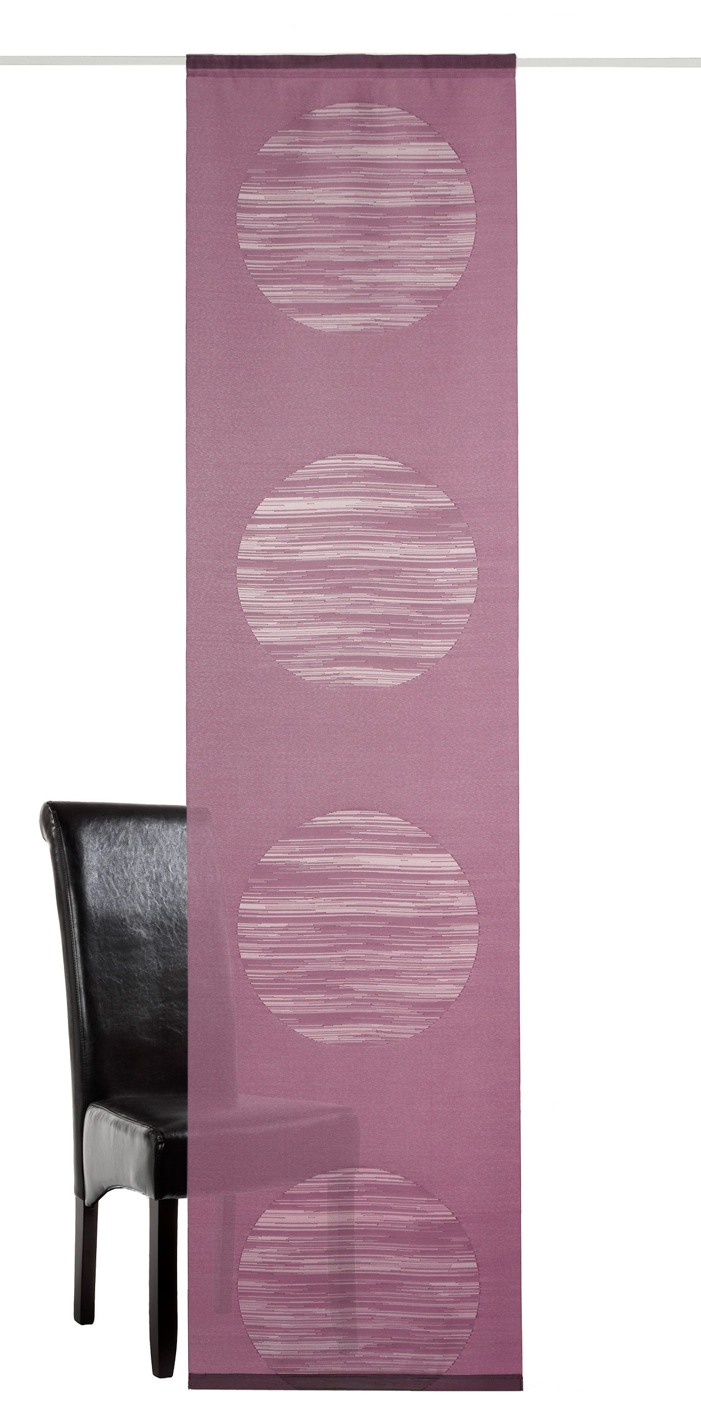 Thumbnail - Neutex for you Schiebegardine "Padova" Klettband 1 Stk. tlg. inkl. Befestigungszubehör, Halbtransparent, Sauberer Abschl...