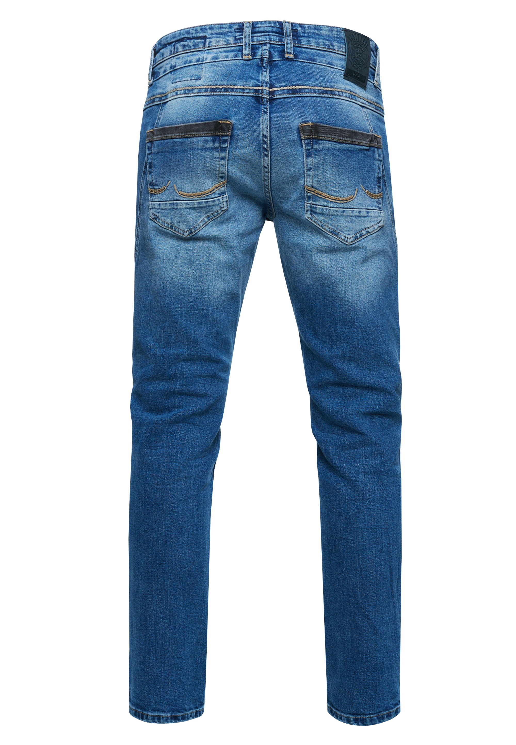 Rusty Neal Straight-Jeans »YOKOTE«, mit farblich abgesetzten Details
