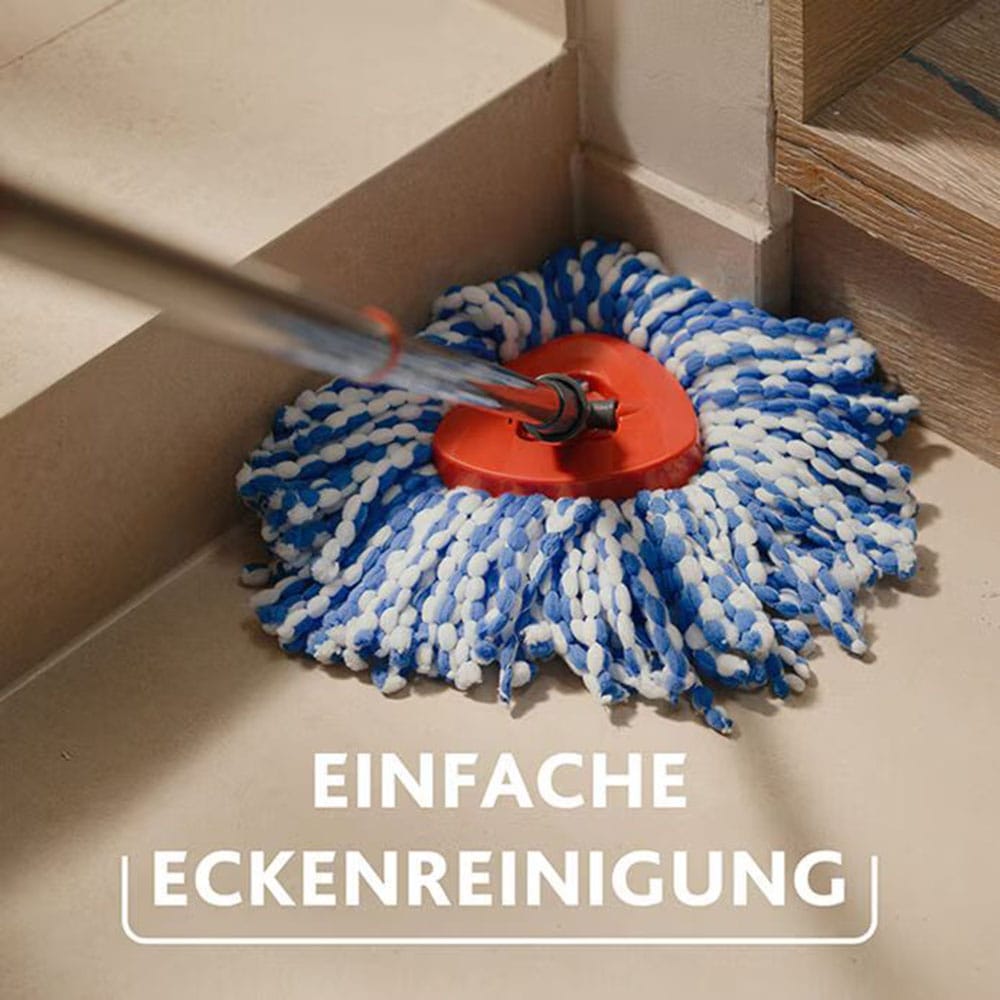 Vileda Bodenwischer-Set »Vileda H2PrO Spin Mop System«, (Set, 3 St.), Sauberes Wasser bei jedem Ausspülen