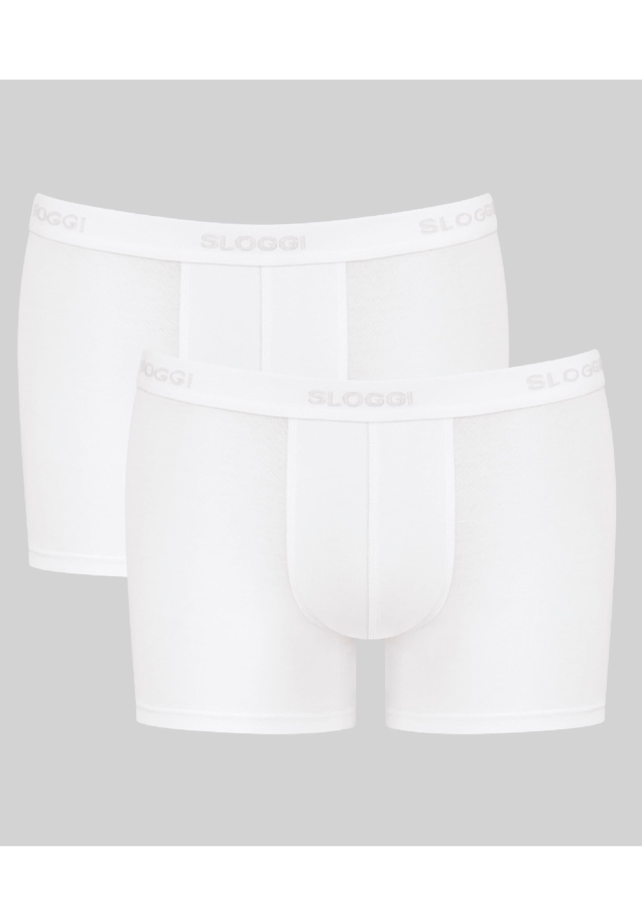 sloggi Retro Boxer "men 24/7 Short 2P", (Packung, 2 St.), Logobund, Herren-Boxershort, Trunk