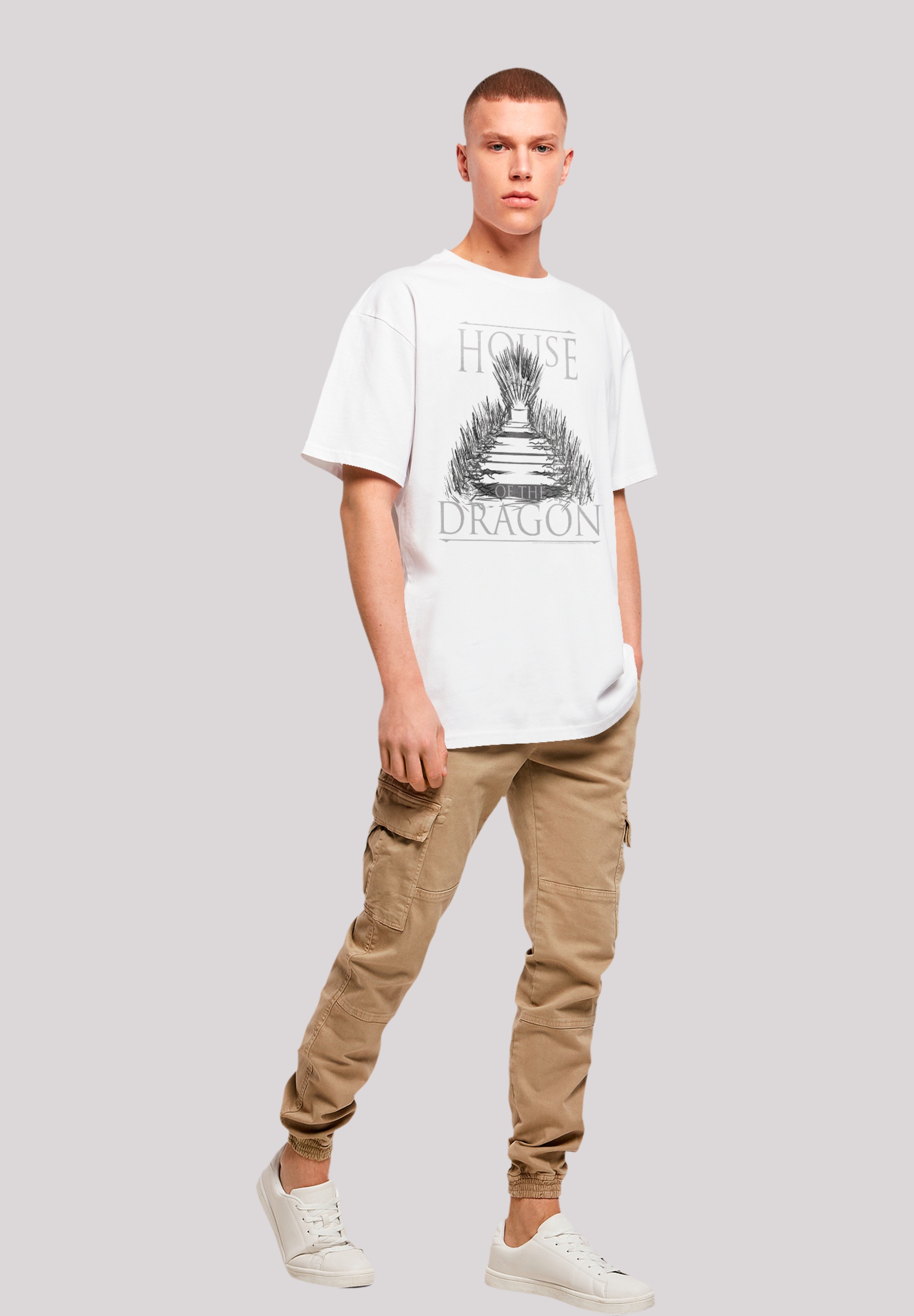 F4NT4STIC T-Shirt »House Of The Dragon Throne«, Premium Qualität