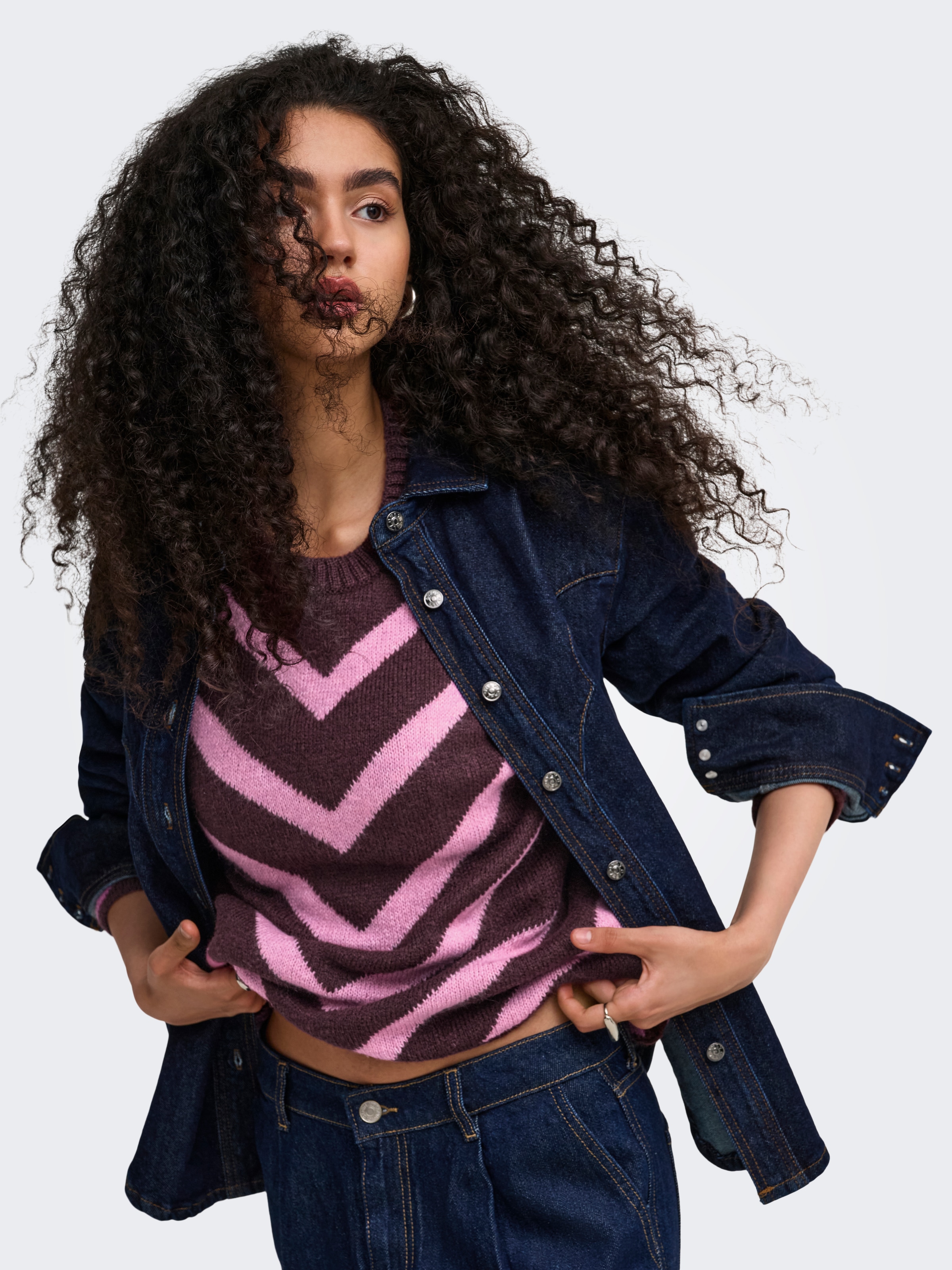 ONLY "ONLELIZA L/S PULLOVER KNT NOOS" Kunstfaser, regular fit