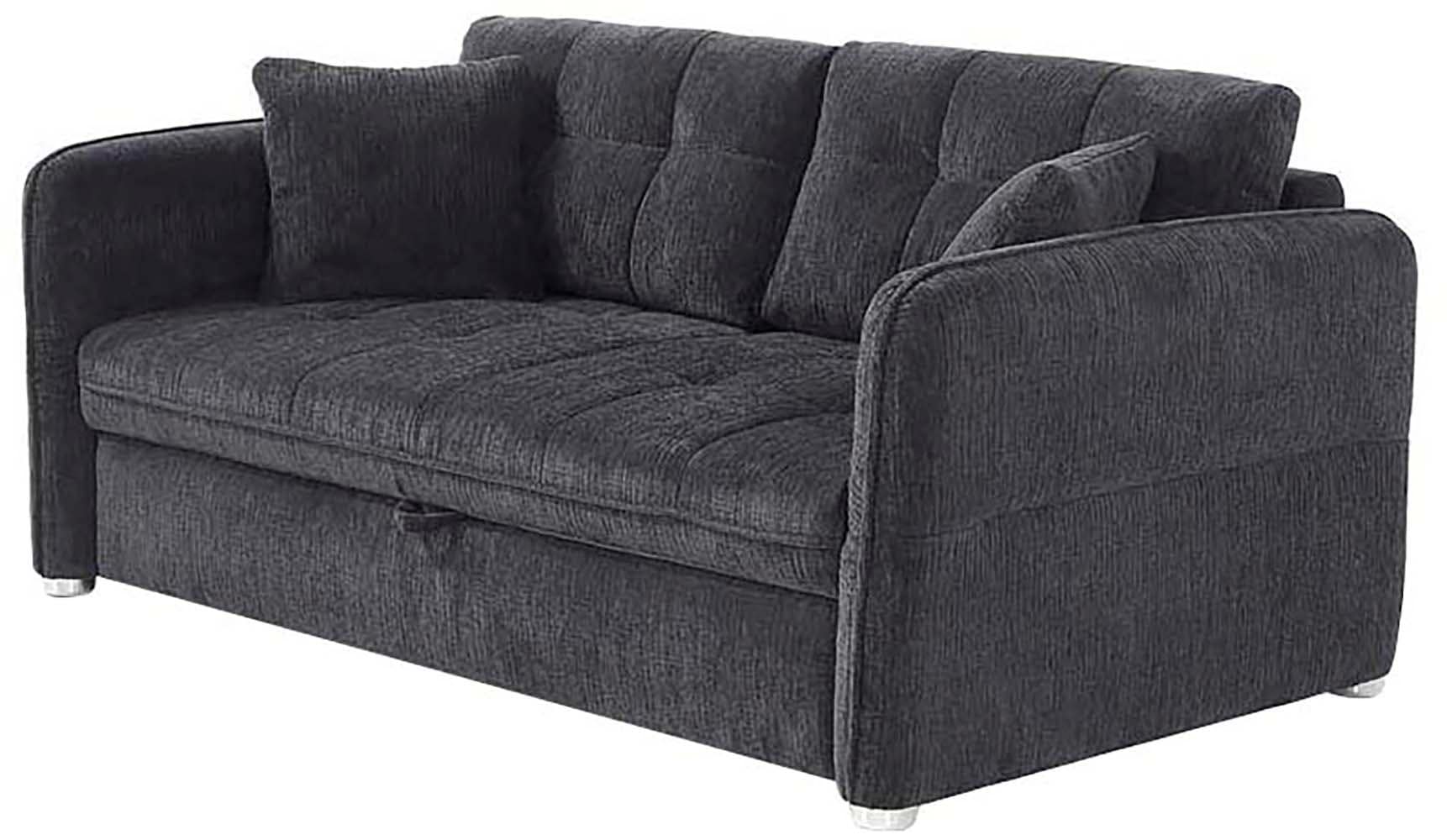 Jockenhöfer Gruppe Schlafsofa "Leon, B: 147 - 187 cm, Liegefl. 120 - 160x200 cm, Breite wählbar" mit Schlaffunktion & Zierkissen, in 3 Breiten