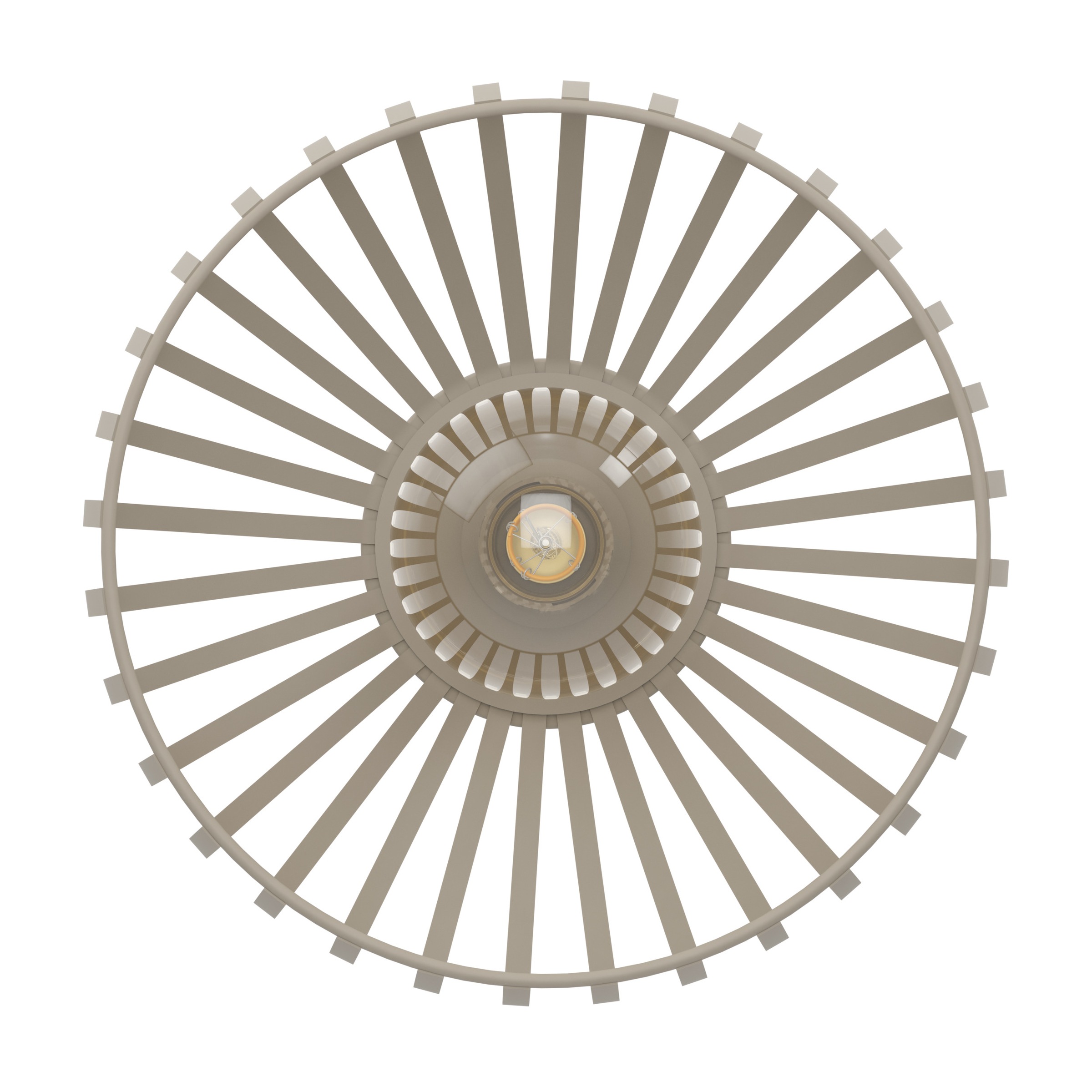 EGLO Deckenleuchte »MOGANO 3 Deckenlampe - Stahl - E27 - 1X40W - IP20« E27 1 Stk. Wohzimmerlampe, Esszimmerlampe, Flur, Schlafzimmer, H18 x Ø28 cm