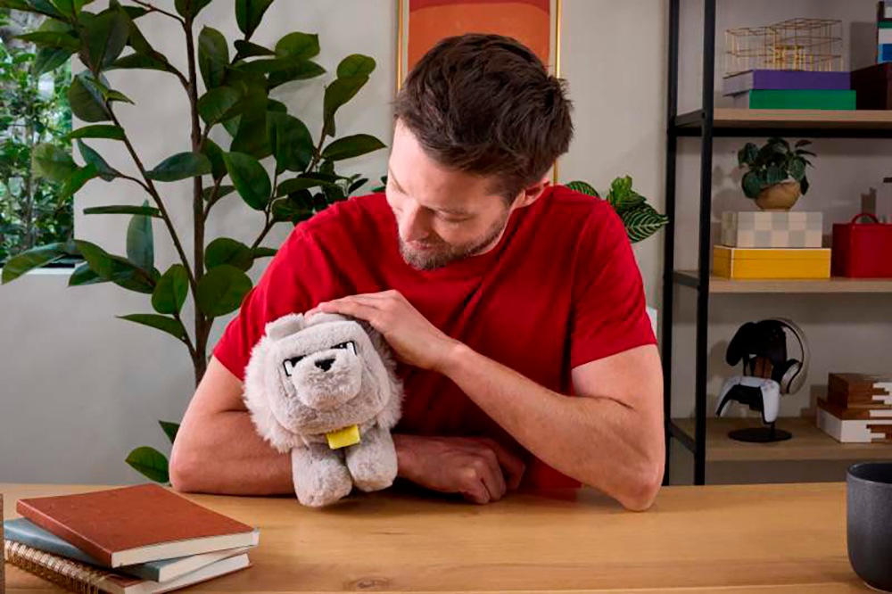 Mattel® Plüschfigur »Minecraft, Dennis the Wolf Deluxe«, mit Sound