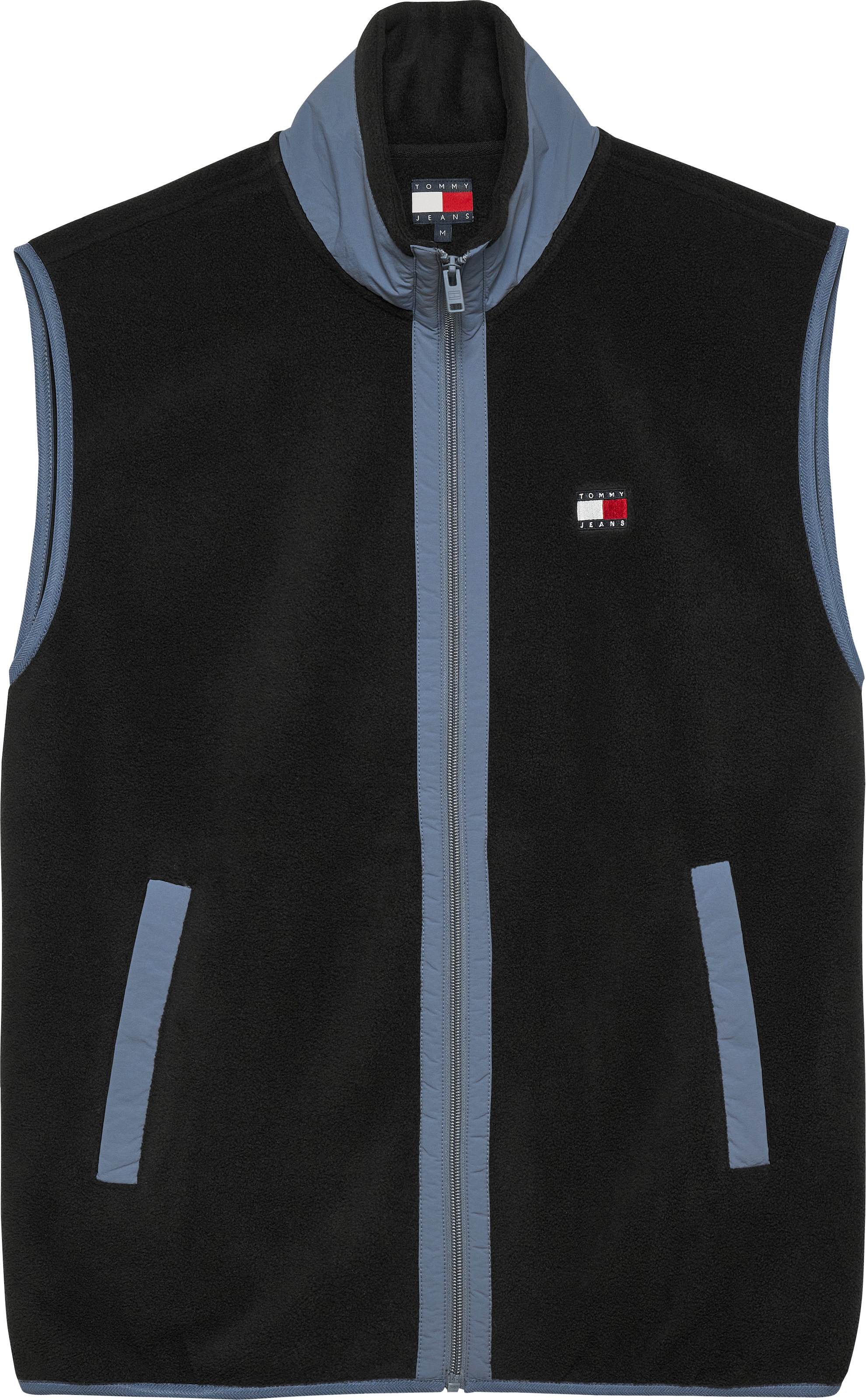 Tommy Jeans Fellimitatweste »TJM REG POLAR FLEECE VEST EXT«, Mit Rundhalsausschnitt