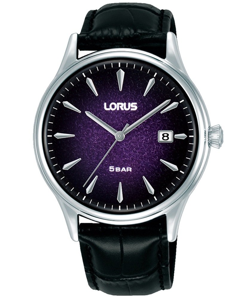 LORUS Quarzuhr Armbanduhr, Damenuhr, Herrenuhr, Lederarmband, analog, Tag