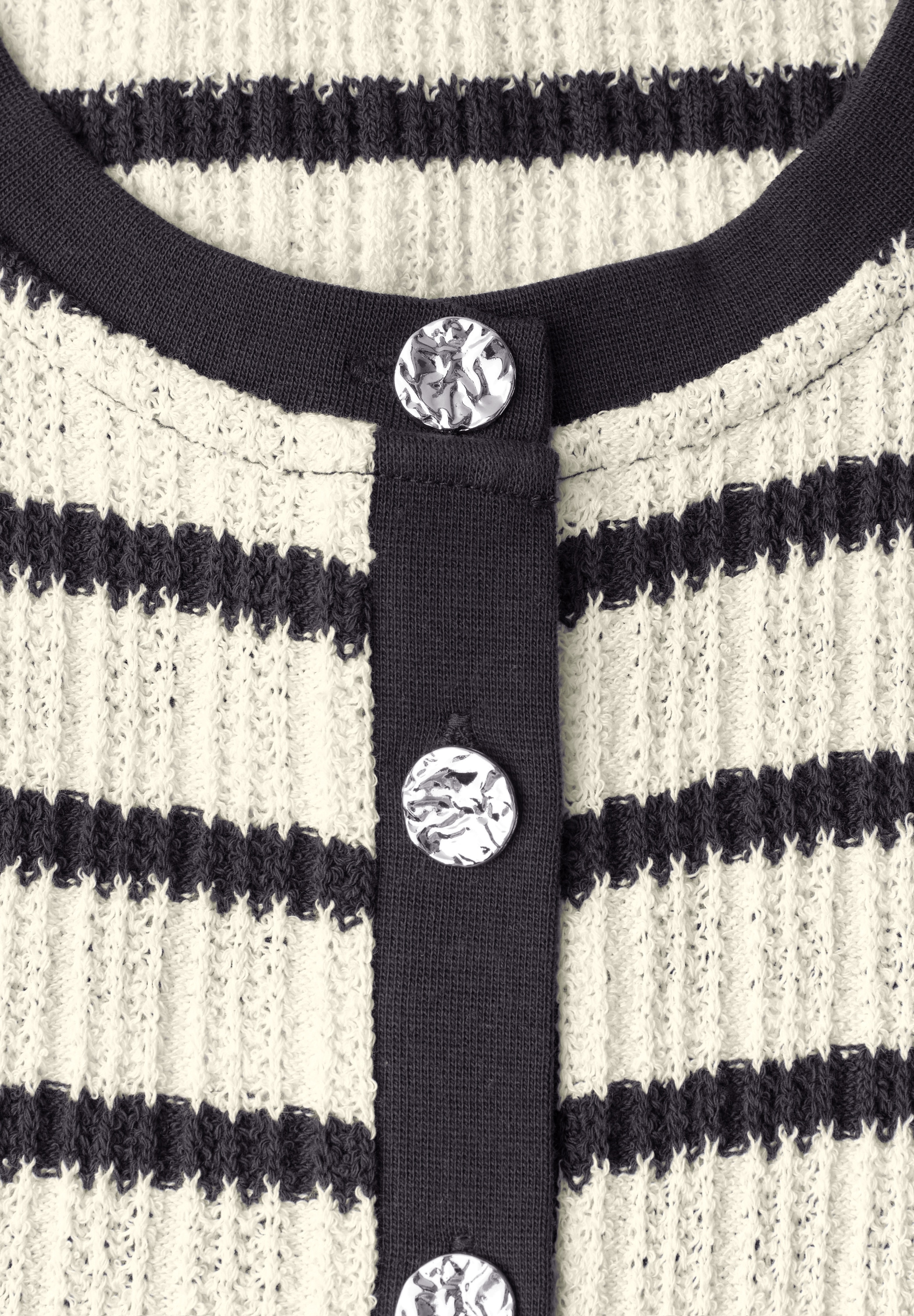 STREET ONE STUDIO Kurzweste Rundhalsausschnitt