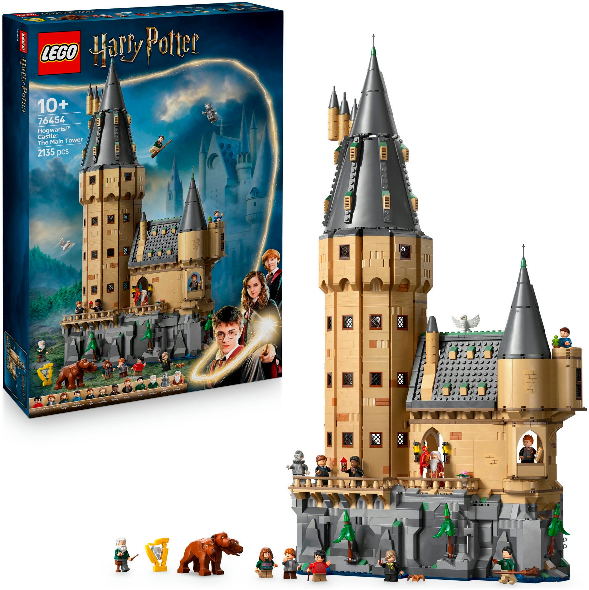 LEGO Kinder Konstruktionsspielsteine "Schloss Hogwarts: Der Hauptturm (76454), LEGO Harry Potter ", bunt, Kunststoff, Spielbausteine, Made in Europe