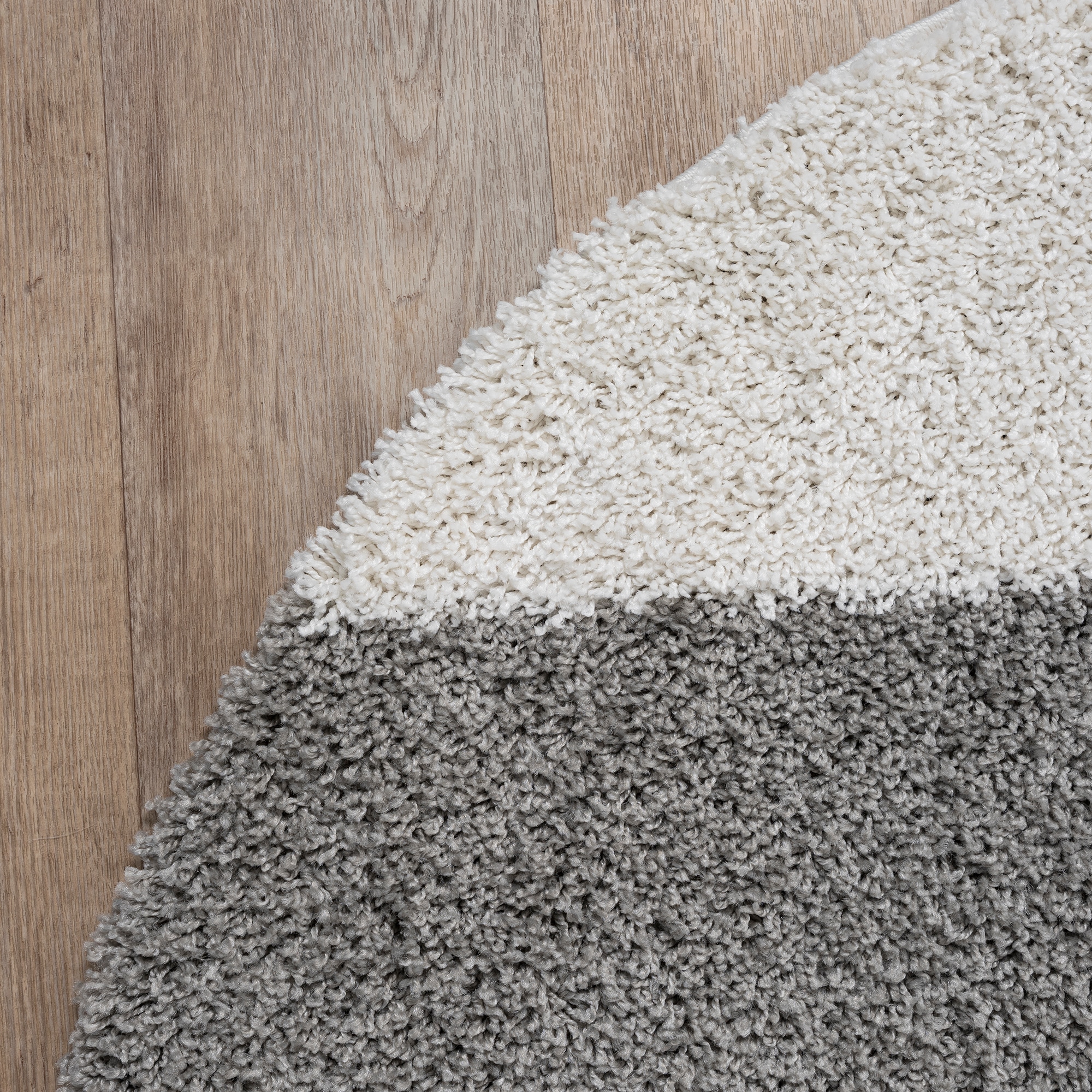 Sanat Hochflor-Teppich »Milano 1254«, rund, 30 mm Höhe, Hochflor, Wohnzimmer, Schlafzimmer, fußbodenheizungsgeeignet