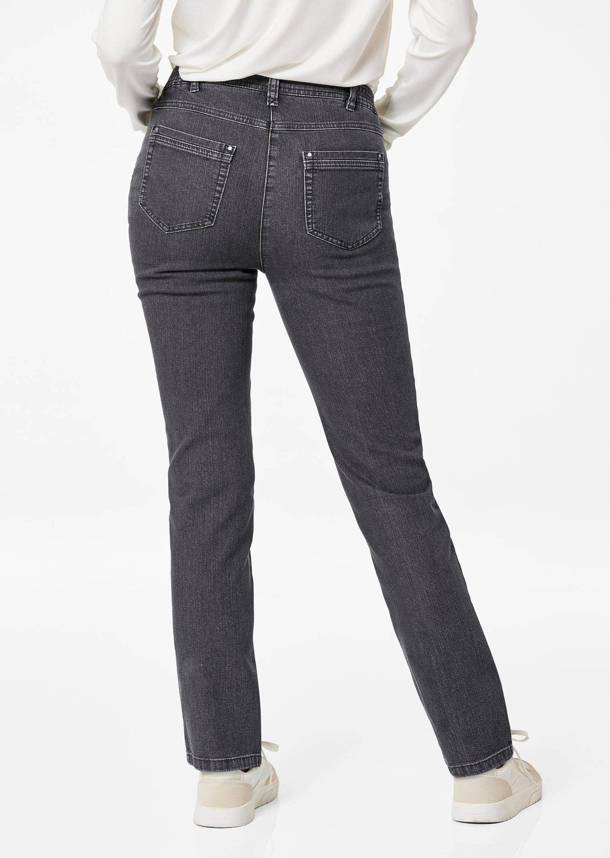 GOLDNER Regular-fit-Jeans »Kurzgröße Klassische Jeanshose ANNA«