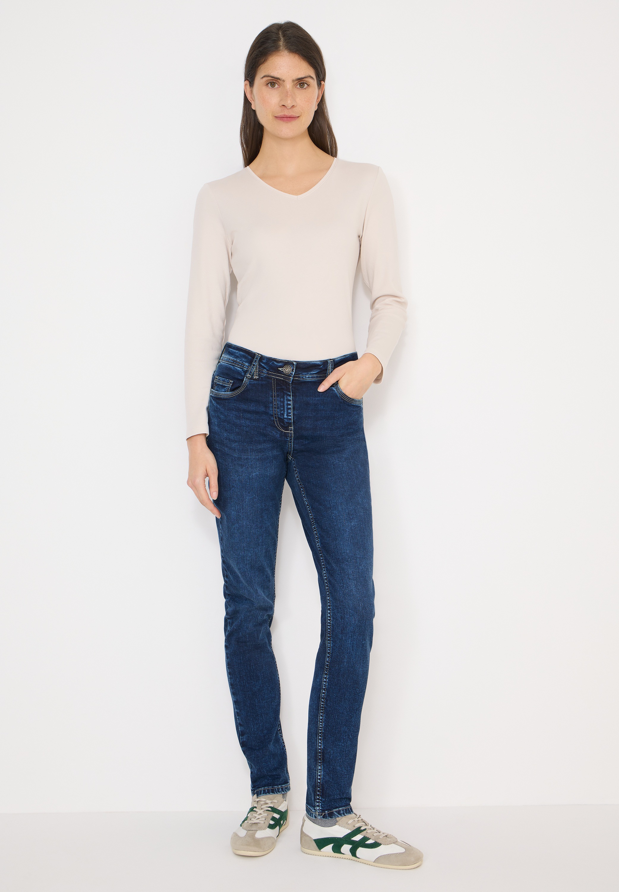 CEIL Toronto Women Slim Fit Jeans Mid Blue 33/32 3