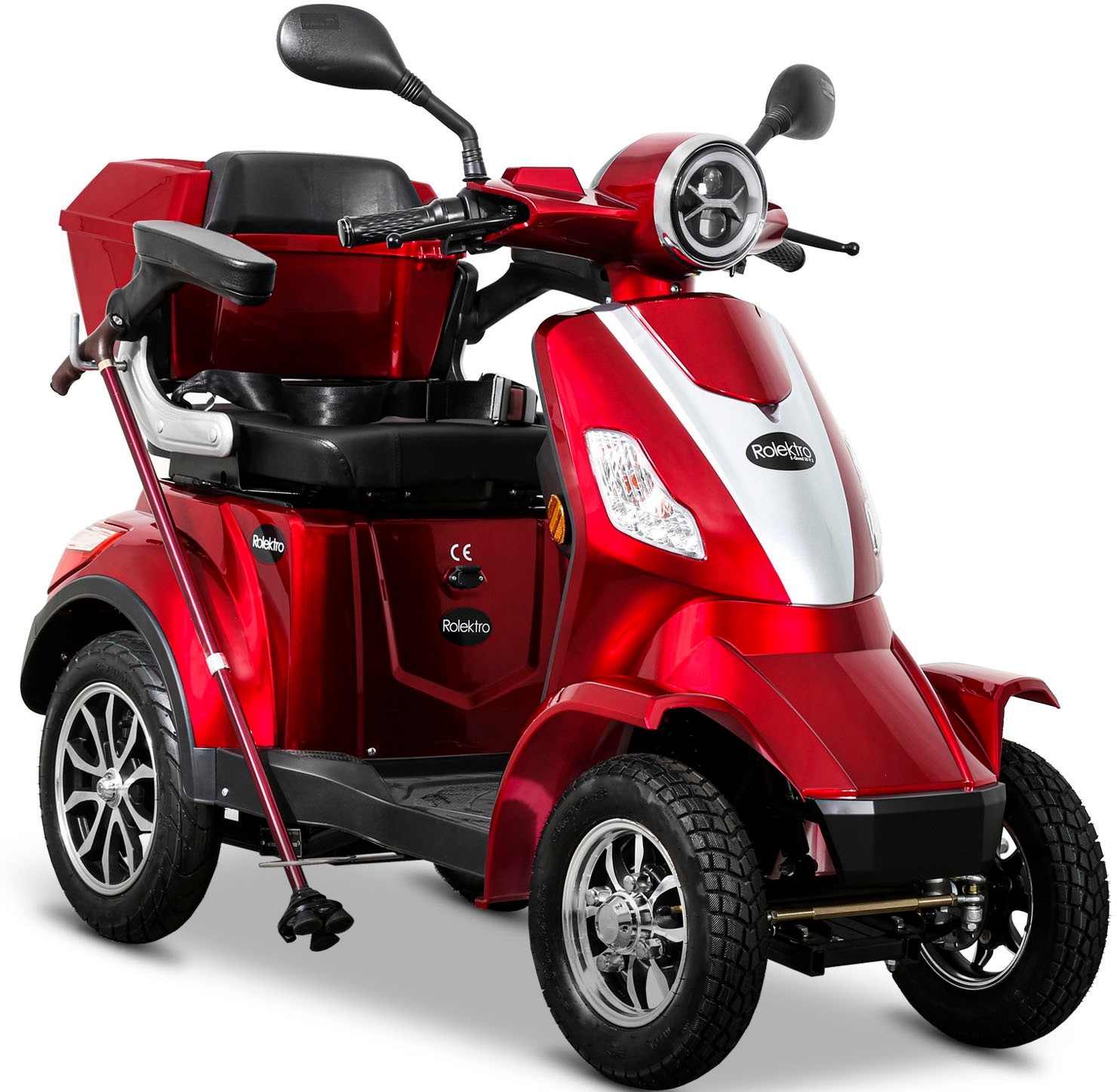 Rolektro Elektromobil "E-Quad 15, Blei-Gel-Akku", 1000 W, 15 km/h, (mit Topcase)