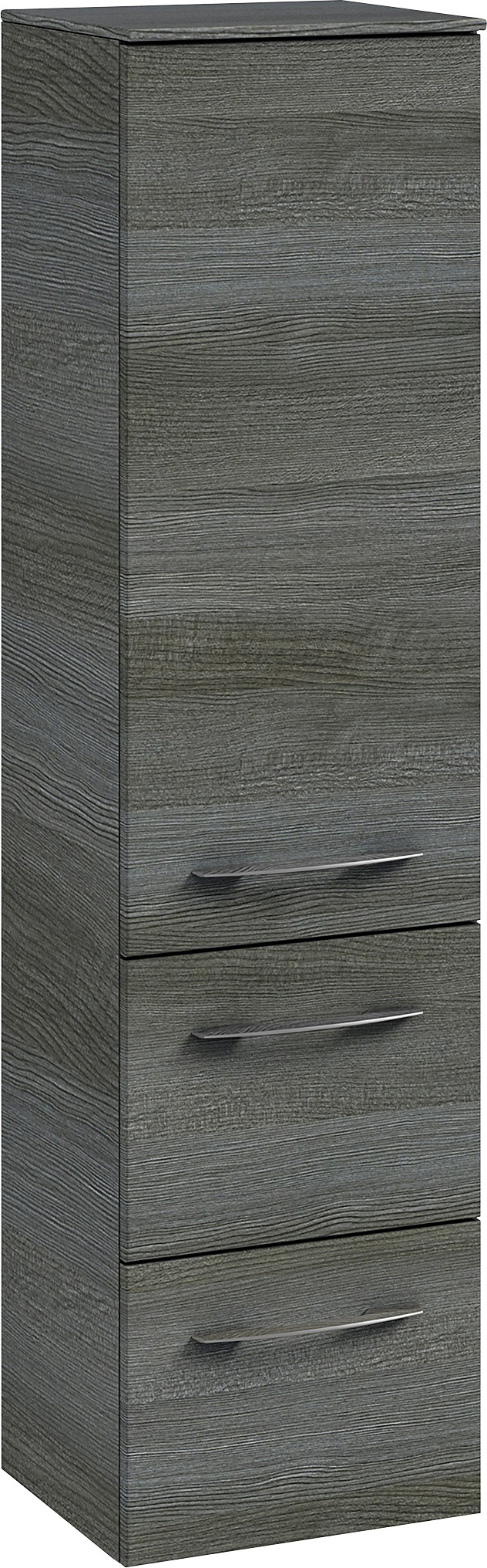 Saphir Badmöbel-Set »Cassca Sprint 3-teilig Mineralmarmor-Waschtisch mit LED-Spiegelschrank«, (4 St.), mit Midischrank, inkl. Türdämpfer, 6 Türen, 4 Türen