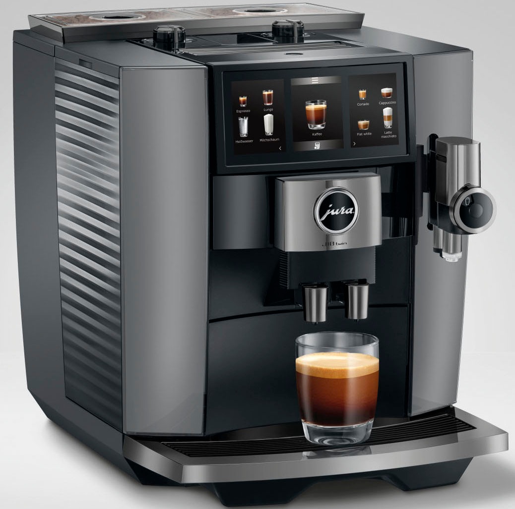 JURA Kaffeevollautomat »15706 J10 twin Diamond Onyx (EA)«