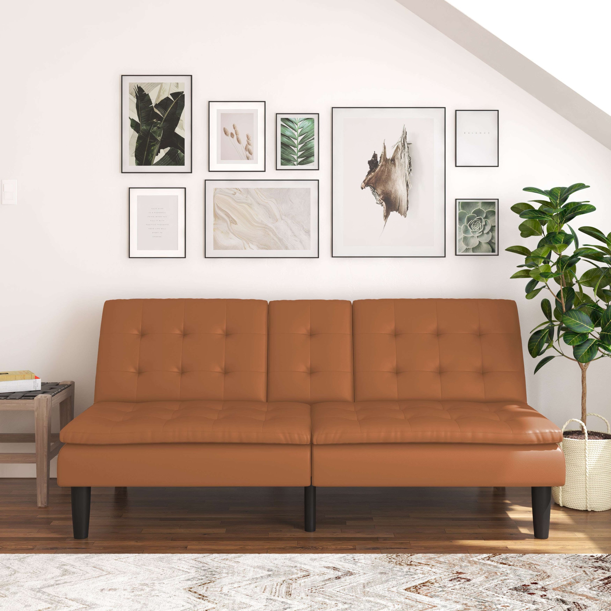 Dorel Home Schlafsofa »MAINE, Kinosofa mit Relax- und Bettfunktion,«, mit 2 Getränkehaltern, Liegefläche 190 x 110 cm