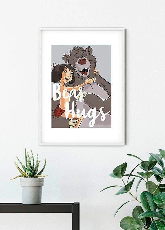 Komar Bild "Bear Hug", Disney, (1 St.), Wandbild zur Dekoration im Kinderzi günstig online kaufen