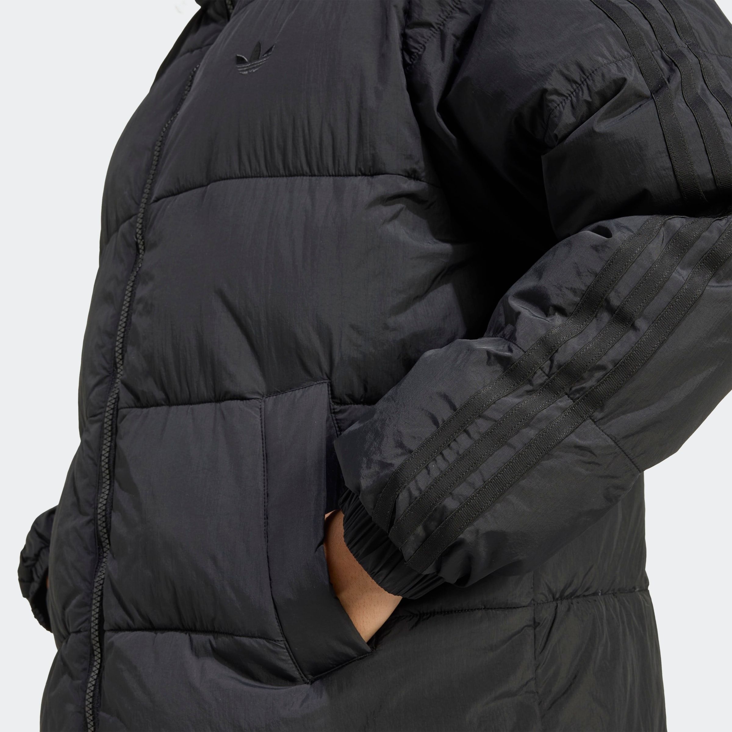 Thumbnail - adidas Originals Winterjacke "ADICOLOR LANGER PUFFER AUS KUNSTDAUNEN" Langer Mantel aus Kunstdaunen
