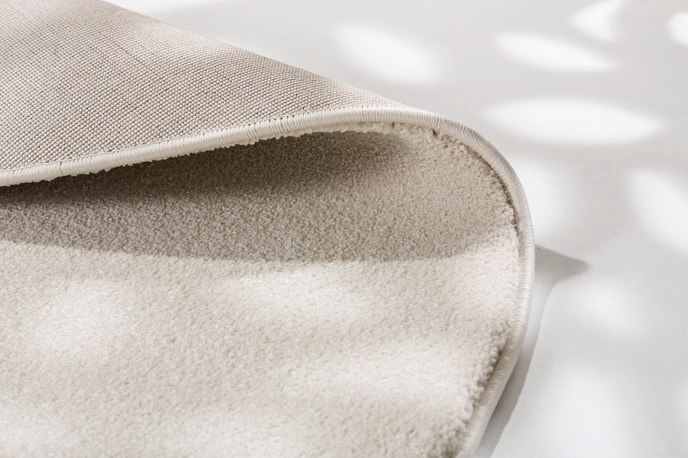 SCHÖNER WOHNEN-Kollektion Teppich »Pure 190« rund 21 mm Höhe Wohnzimmer, Schlafzimmer, uni, leichter Glanz, robuster Kurzflor