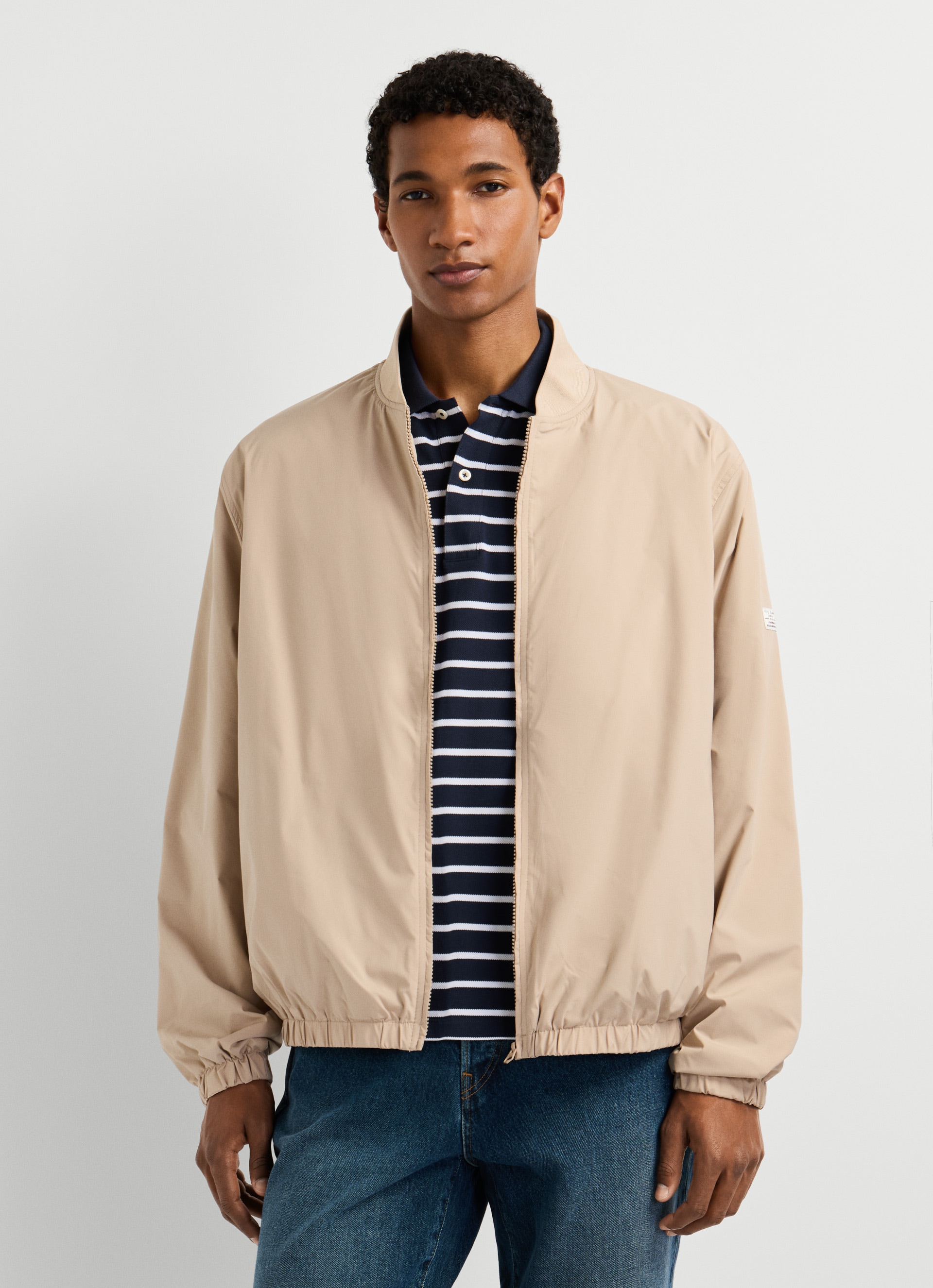 Pepe Jeans Bomberjacke »BELVEDERE« mit Stehkragen, Aufnäher