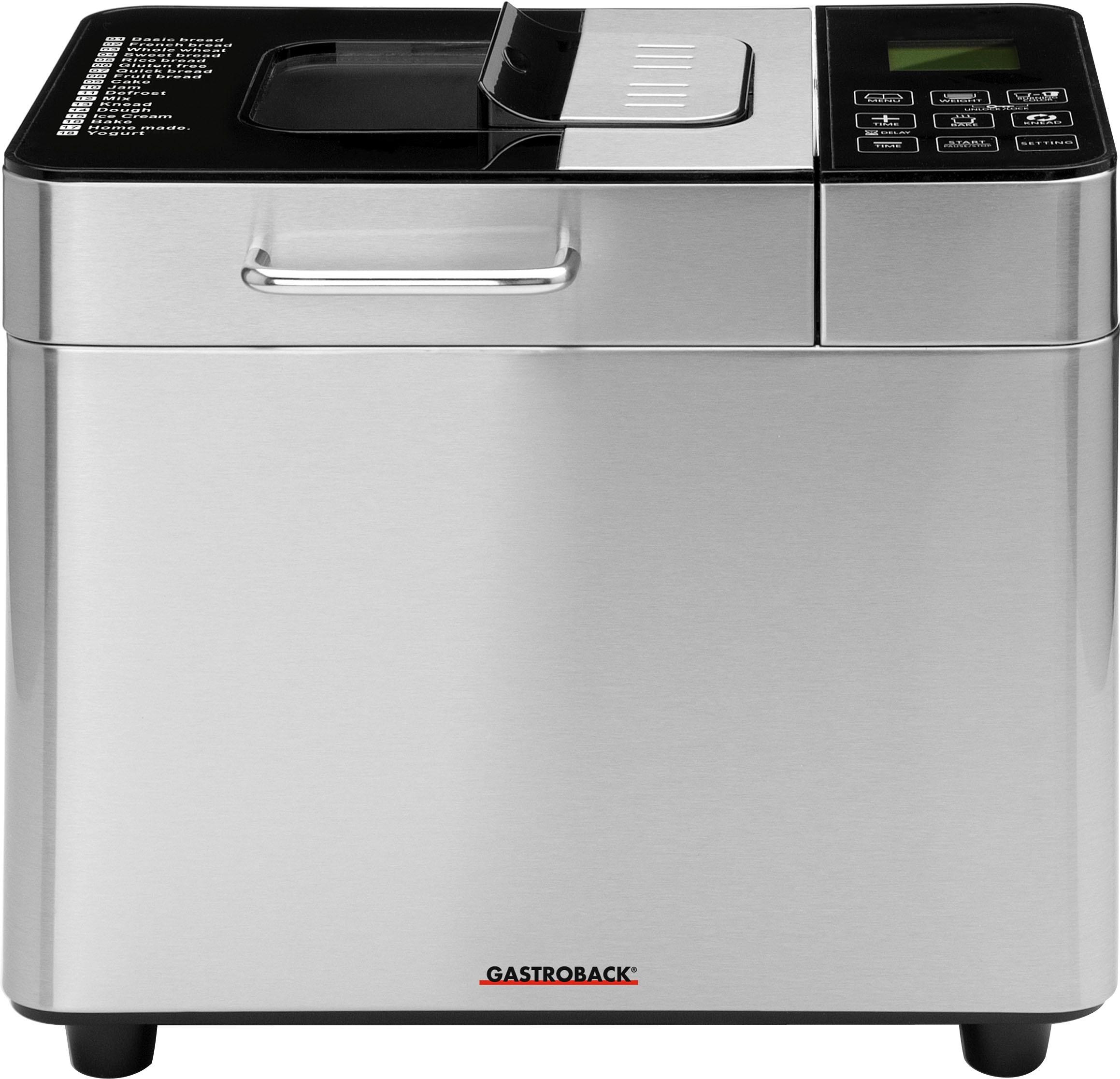 Gastroback Brotbackautomat »42823 Advanced«, 18 Programme, 500 W