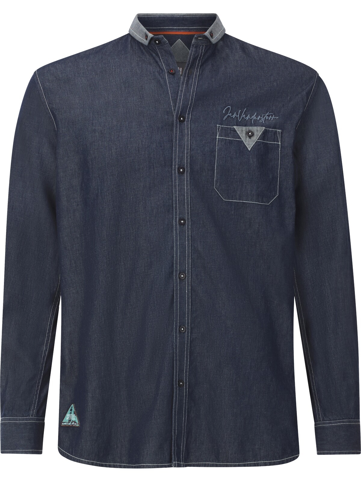 Jan Vanderstorm Jeanshemd "Jeanshemd OLAFGREN" günstig online kaufen