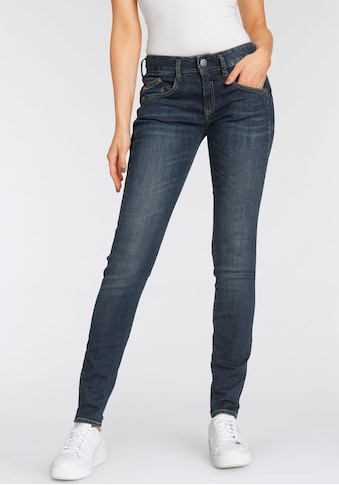 Herrlicher Slim-fit-Jeans »GINA RECYCLED DENIM«, mit seitlichem Keileinsatz kaufen