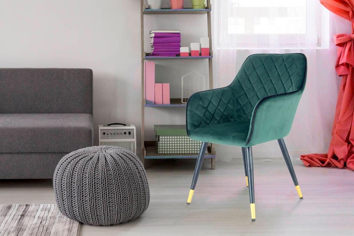 Kayoom Stuhl "Amino 525, stilvoller Design-Stuhl,samtweicher Bezug aus Velv günstig online kaufen